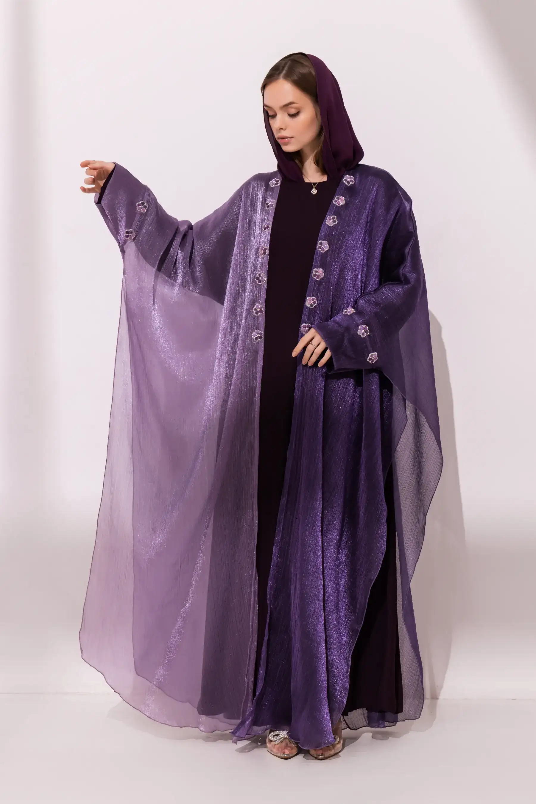 Flowy Cloak - Lilac-Purple