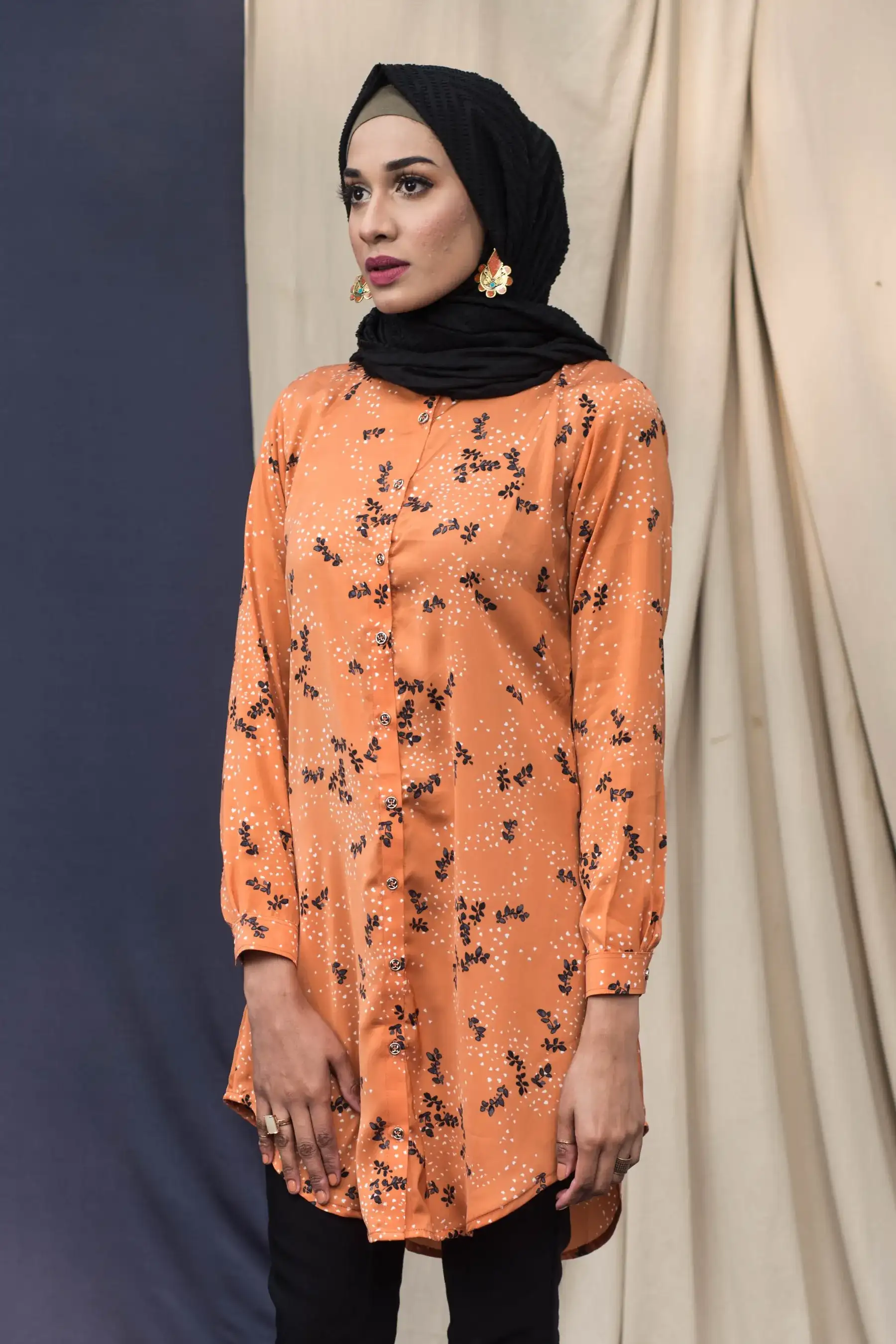 Casual shirt - ORANGE