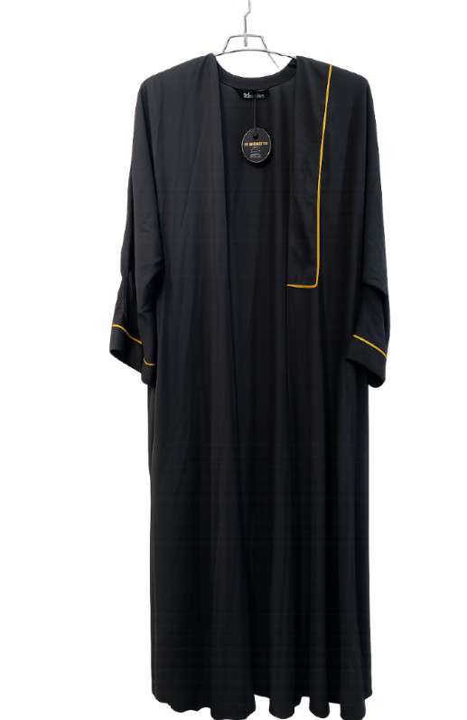 Solid KIMONO-BLACK