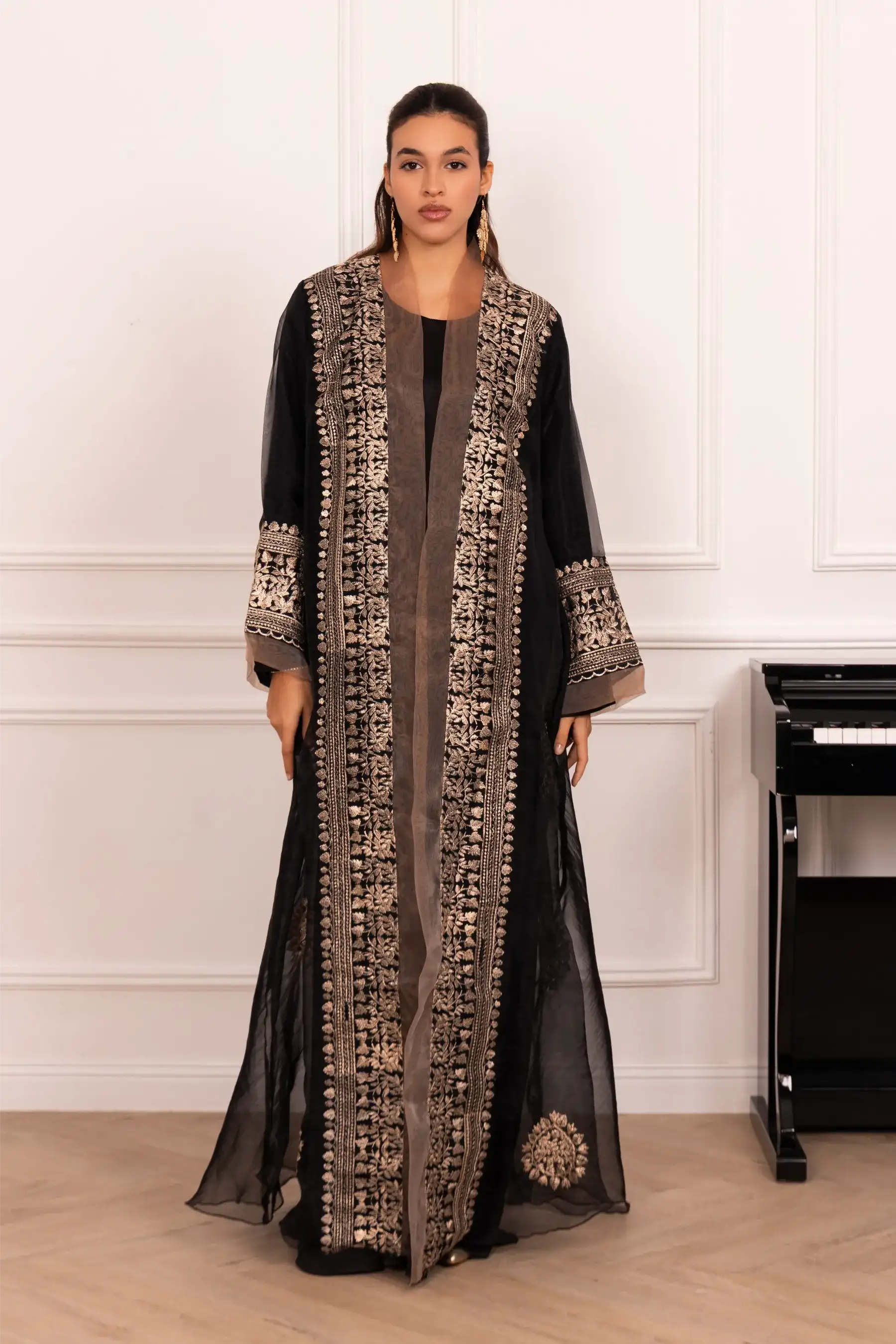 Iznik Kimono Set - Black