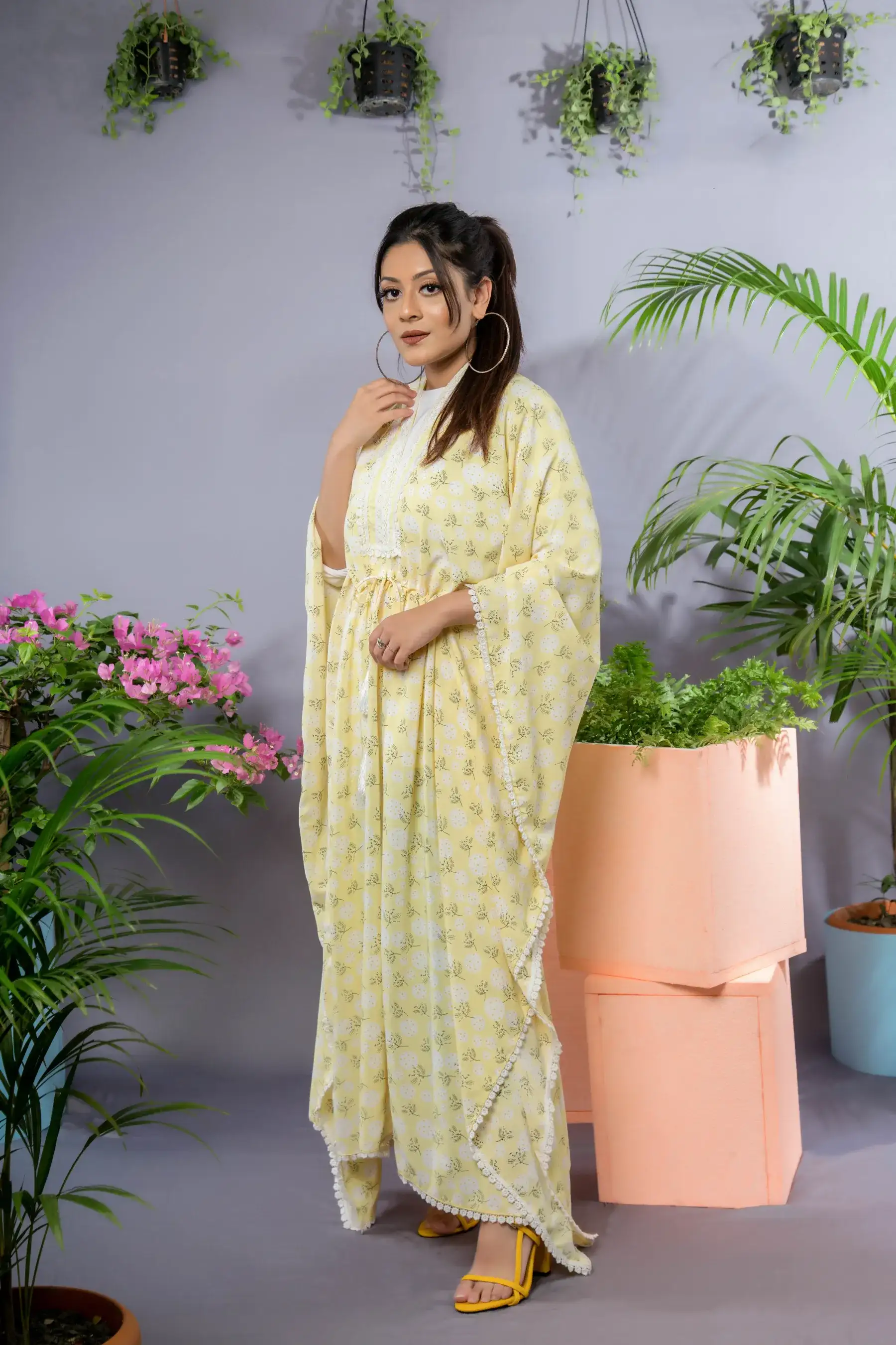Monsoon kaftan - YELLOW
