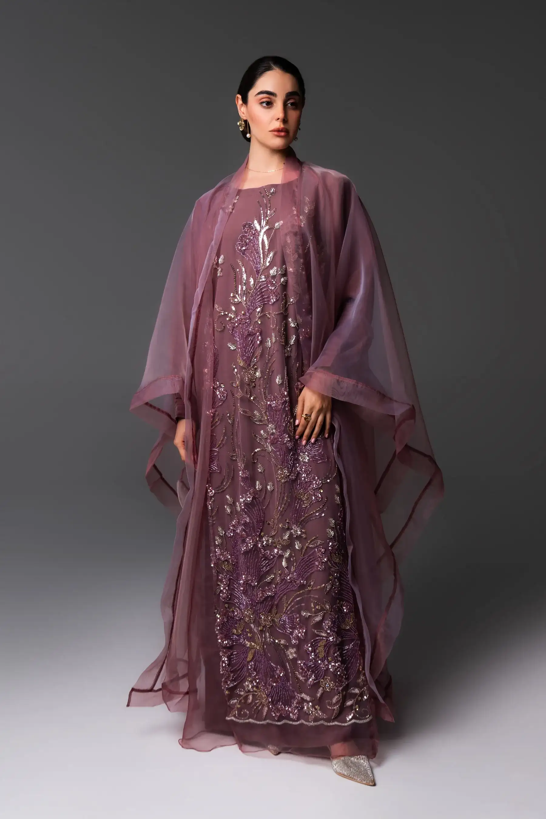 Silvara Gown - Purple