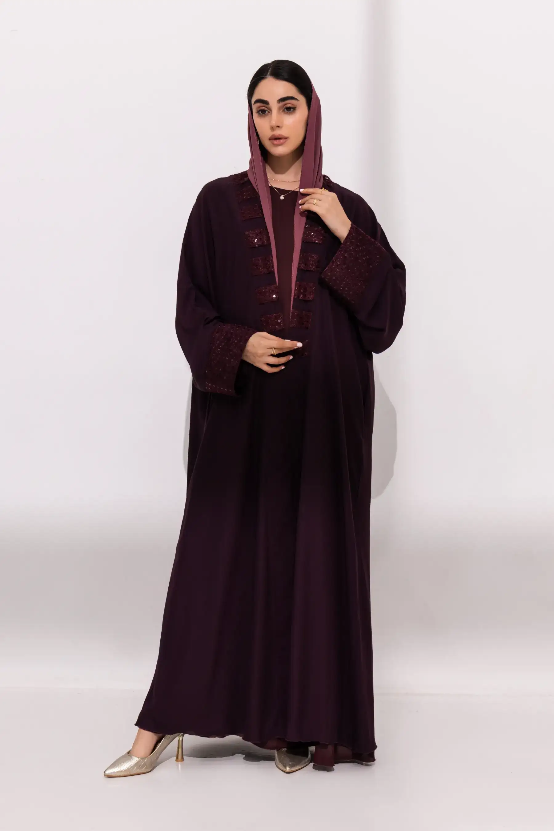 Evelyn Kimono - Burgundy