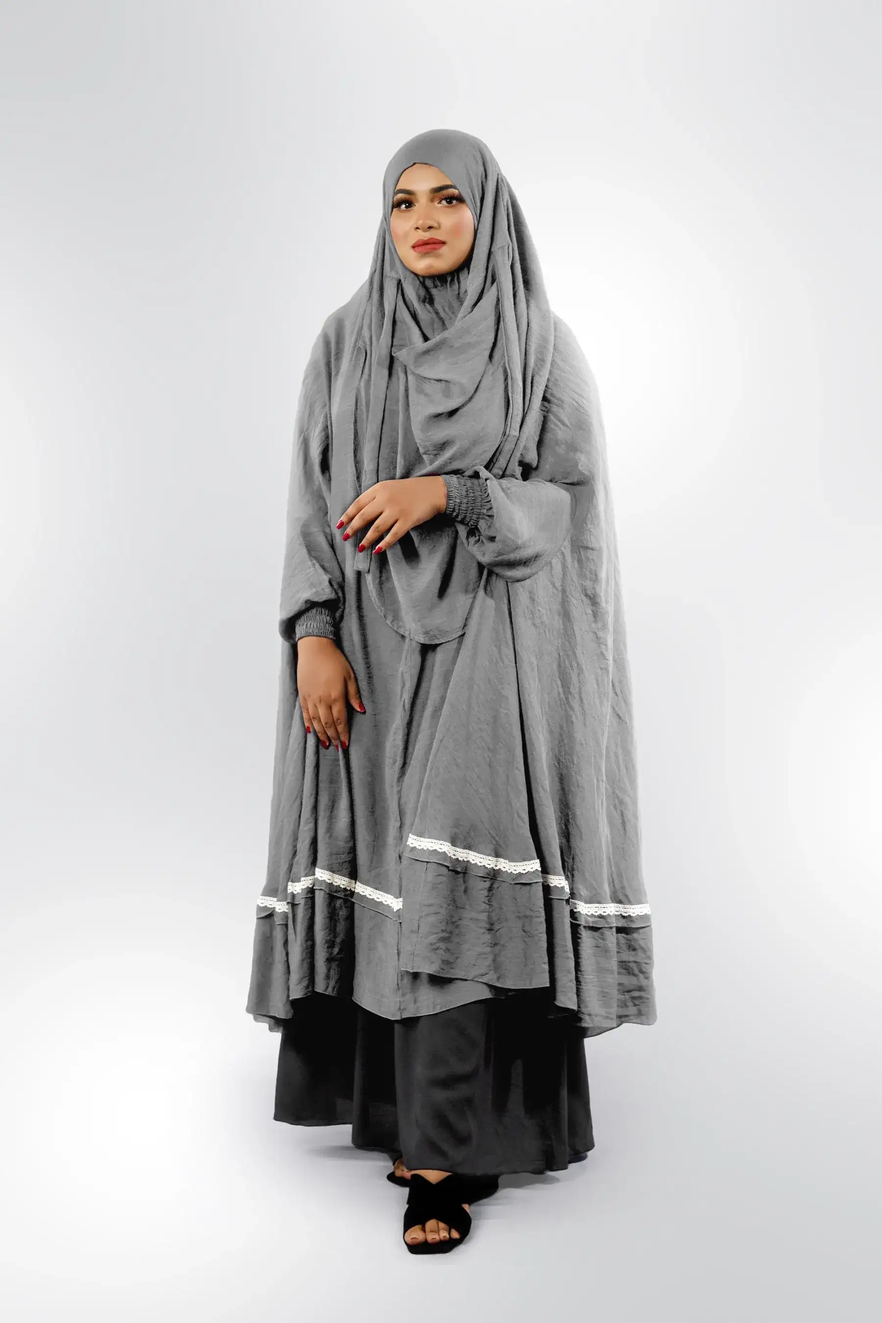 Lace Khimar - Oxidized