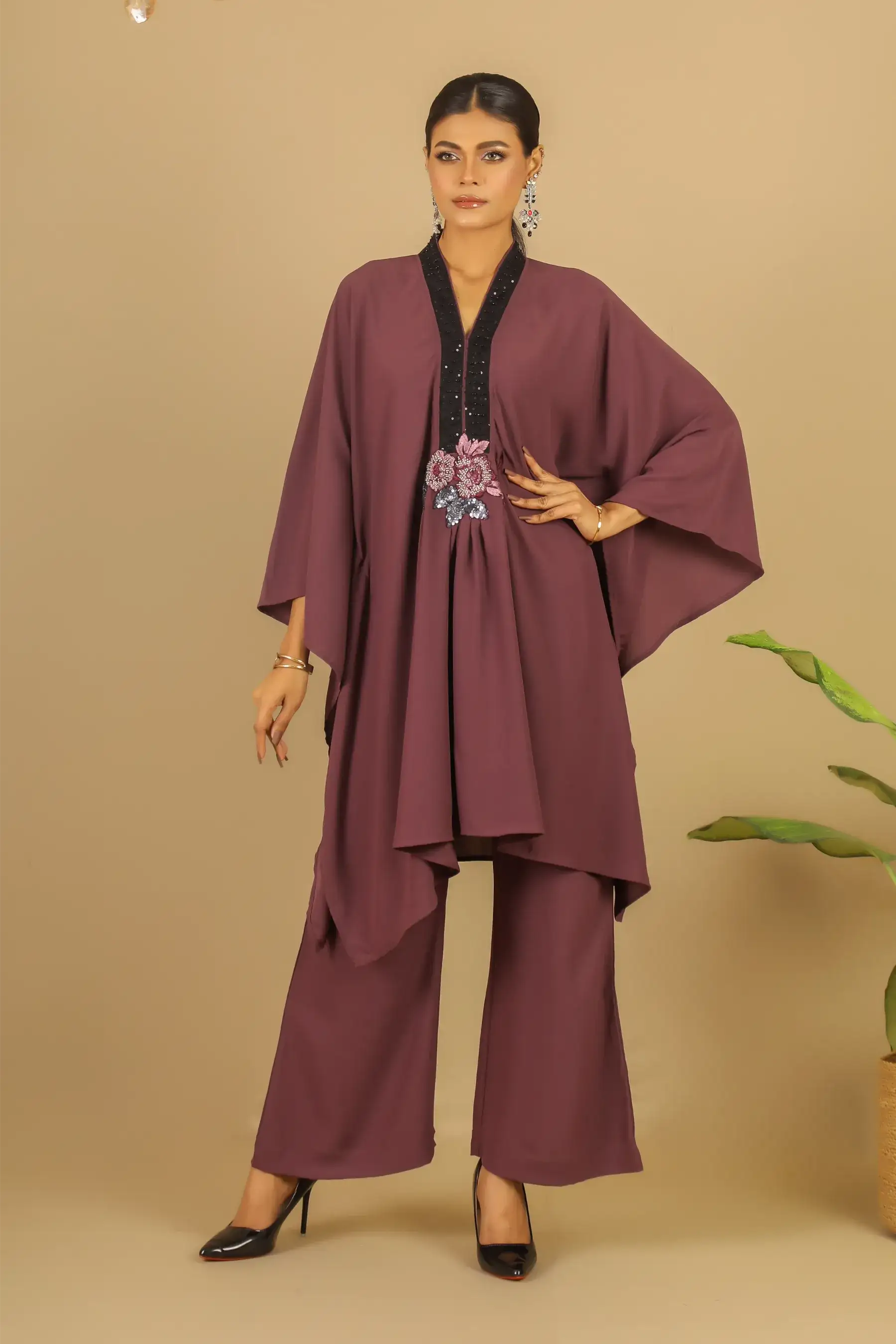 KAFTAN Co-Ord - PURPLE