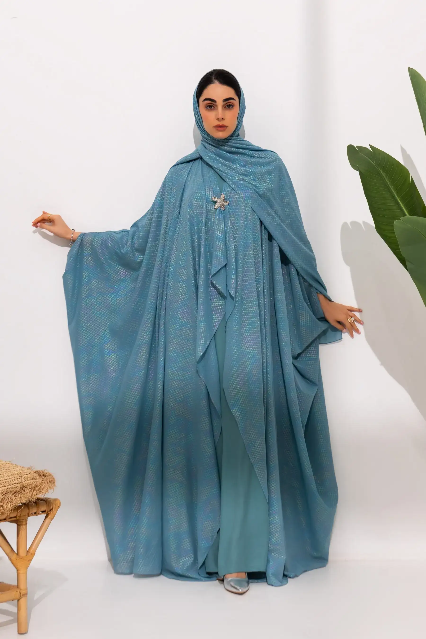 Nousaiba Knot - Cyan Blue