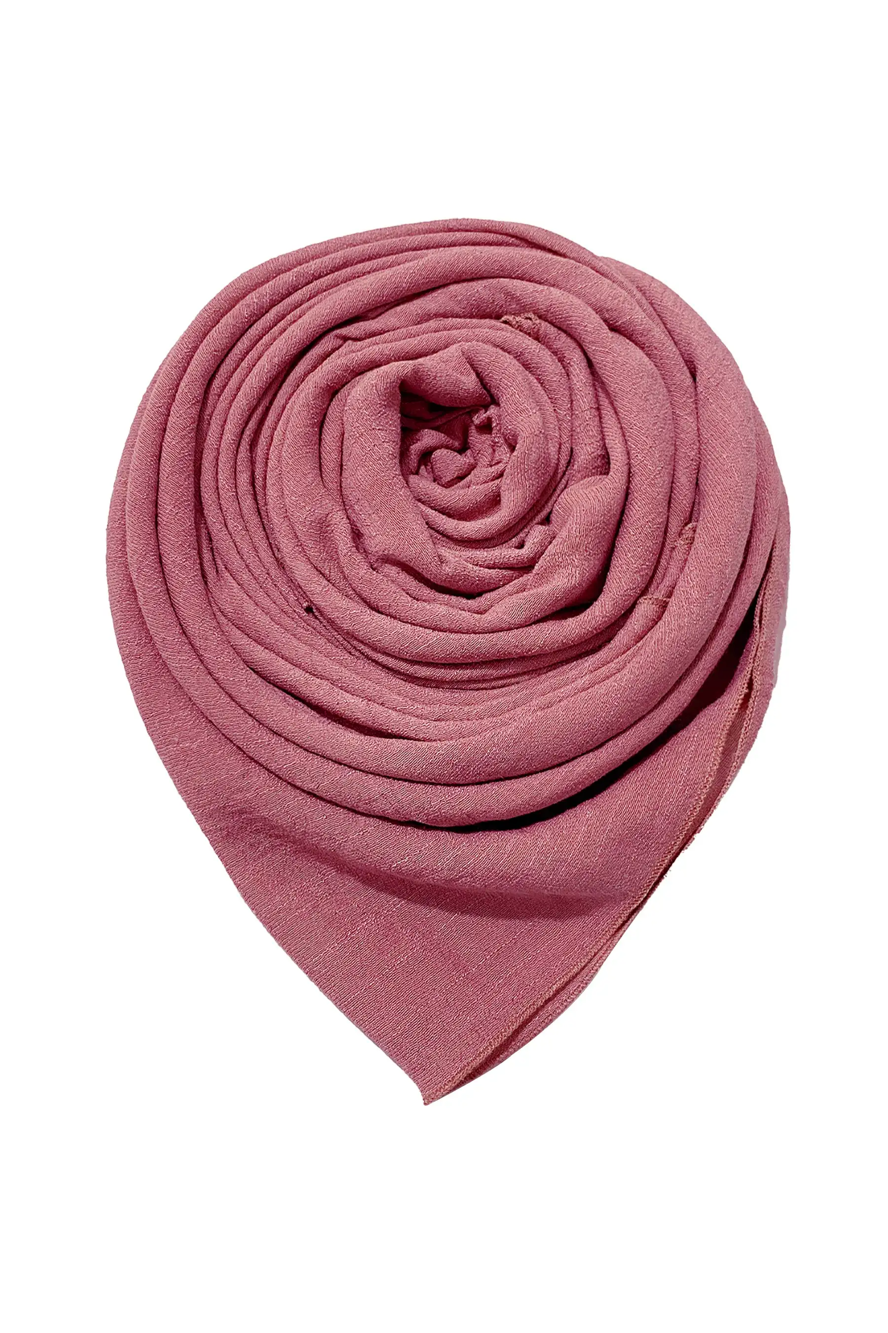 Cheese Cotton Scarf - Blush peach