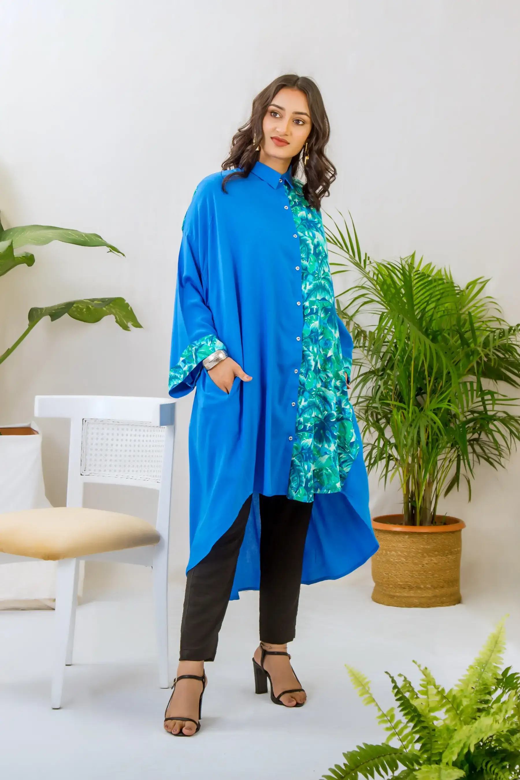 Flowy Shirt - Blue