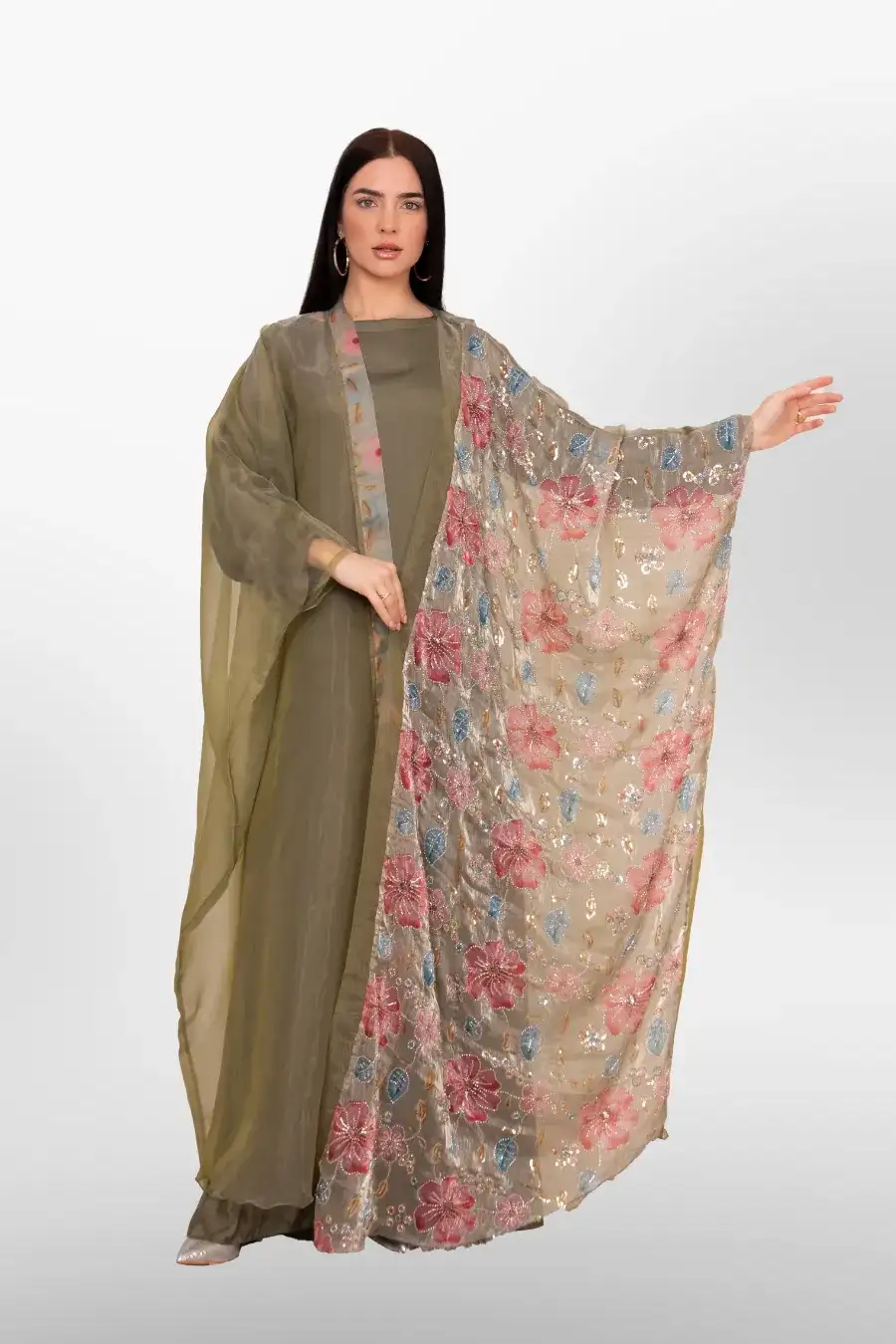 Gladia Knot Set - Moss Green