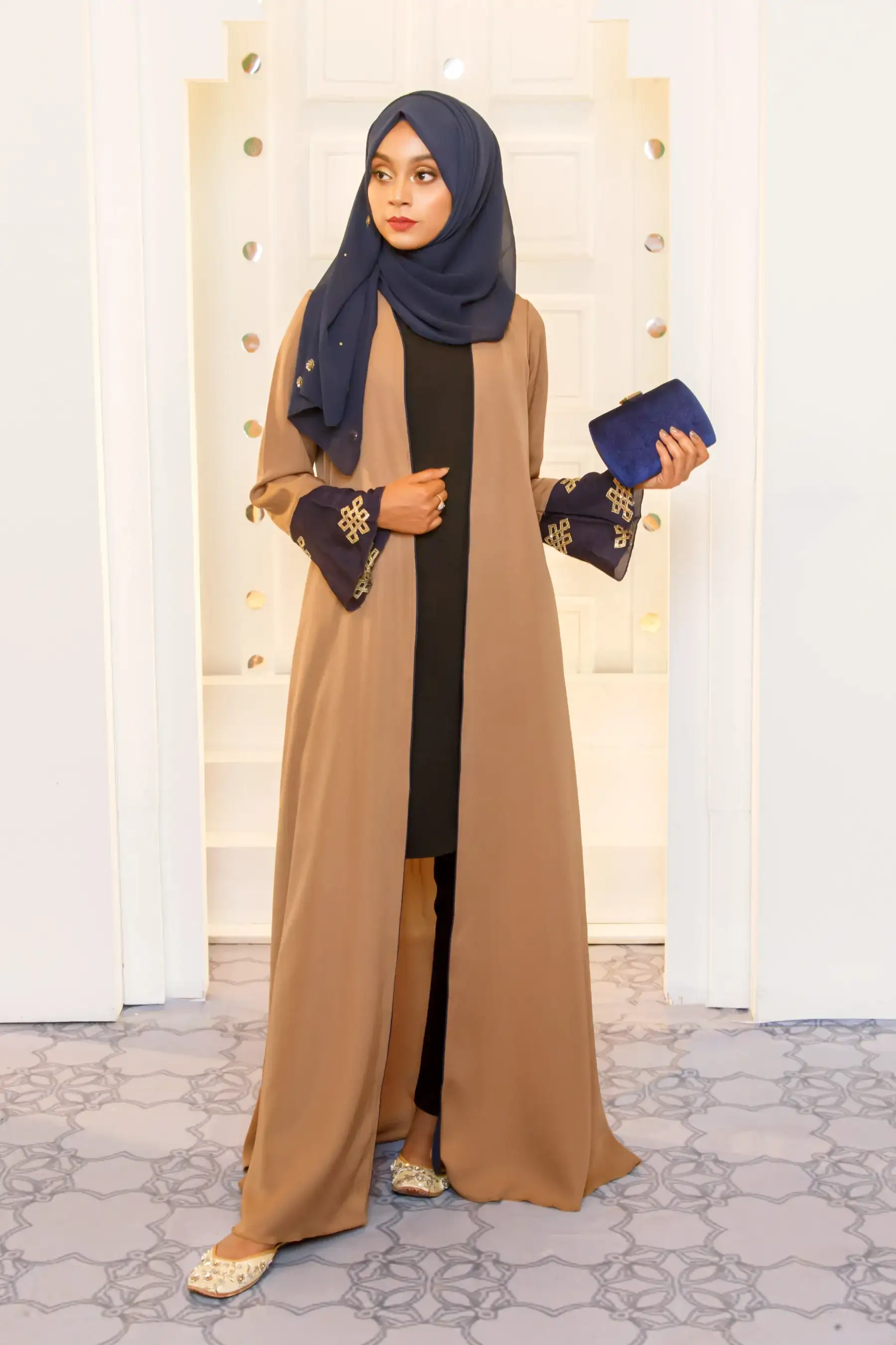 Damask Kimono - BEIGE