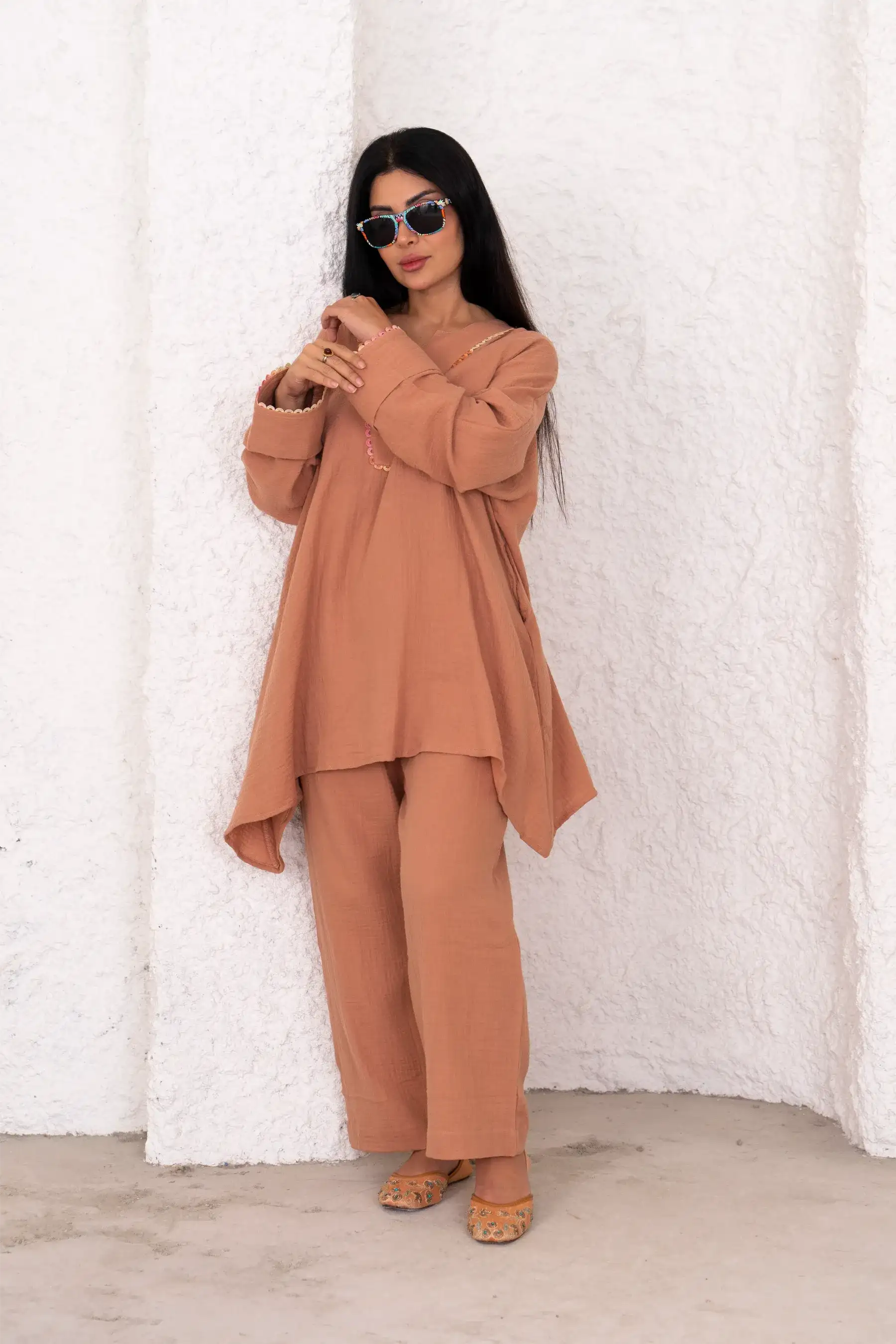 Rose Co-ord – Peach