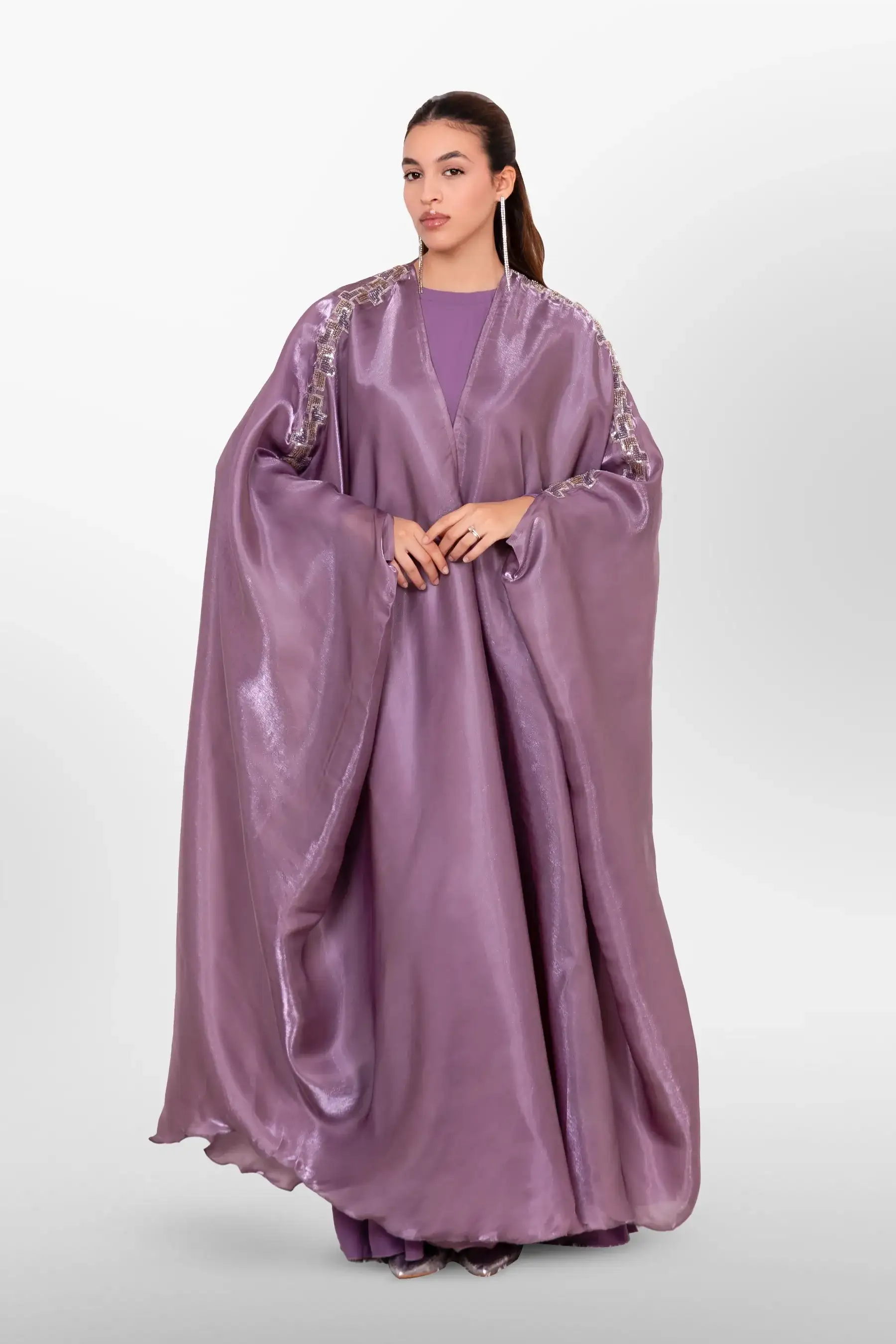 Idyll Knot Abaya - Lavender