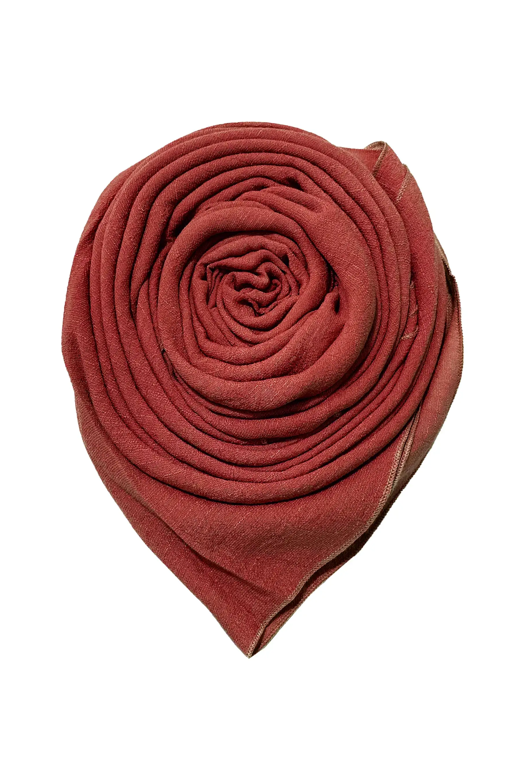 Cheese Cotton Scarf - Rust