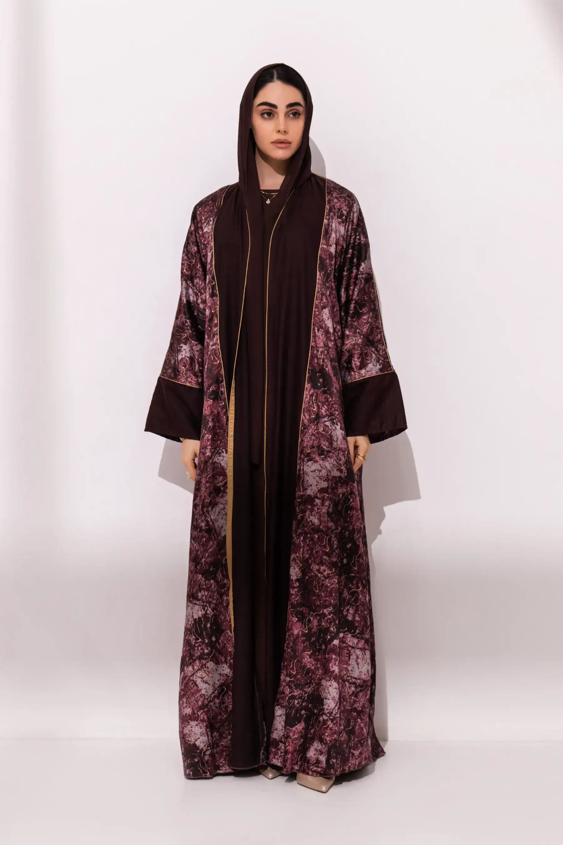 Ezra Kimono - Burgundy