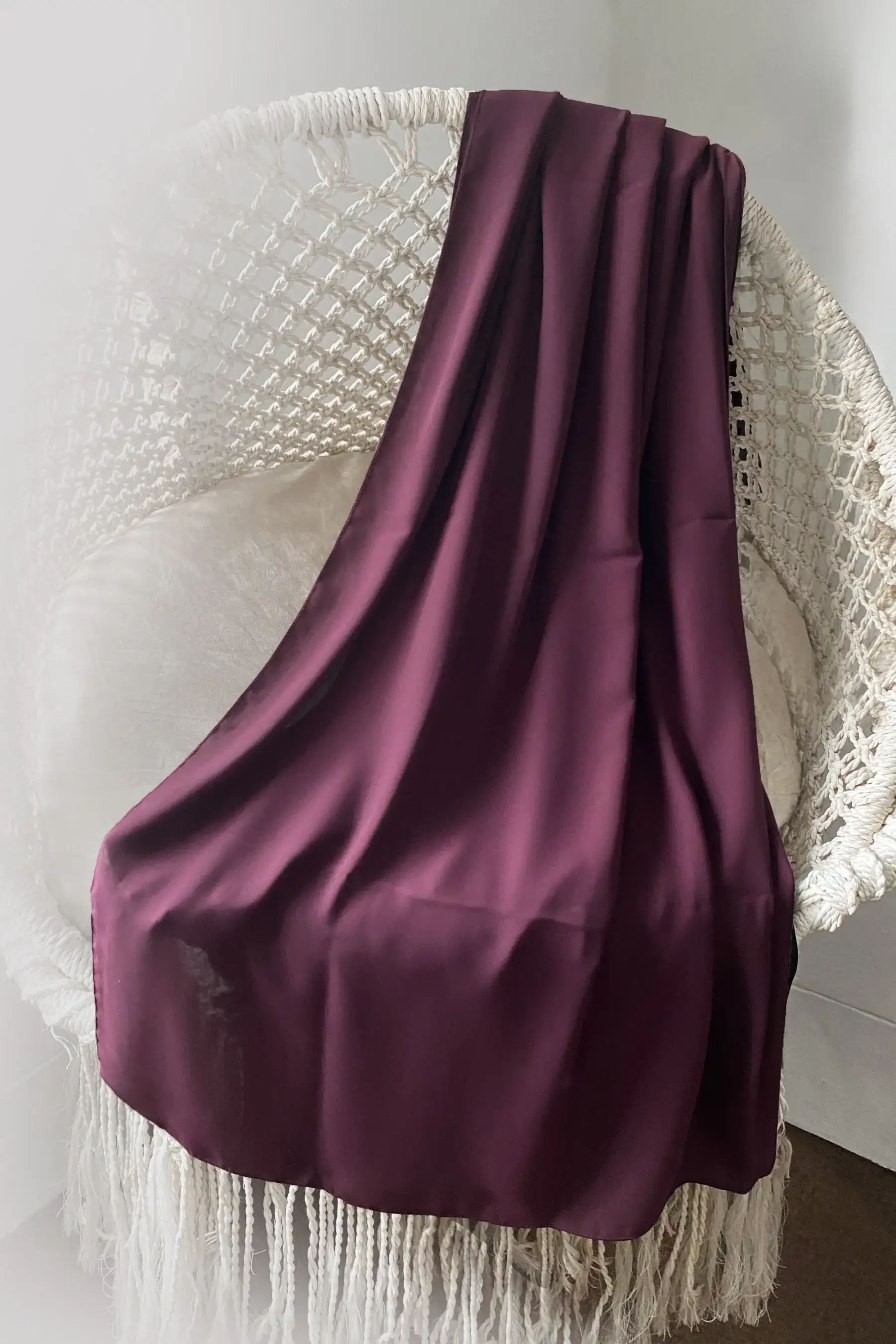 Burgundy – Cherry Scarf