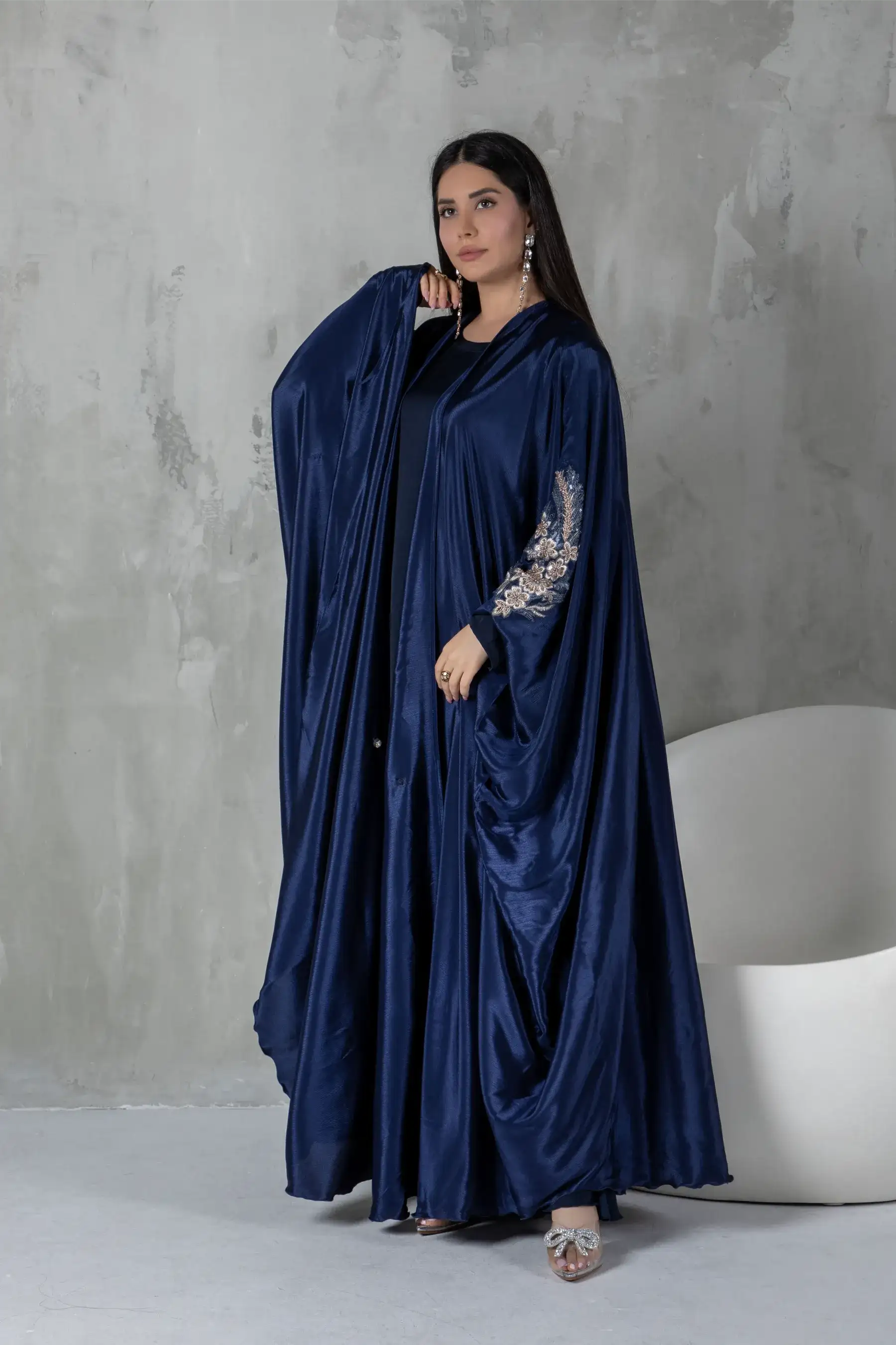EMB Knot ABAYA - NAVY