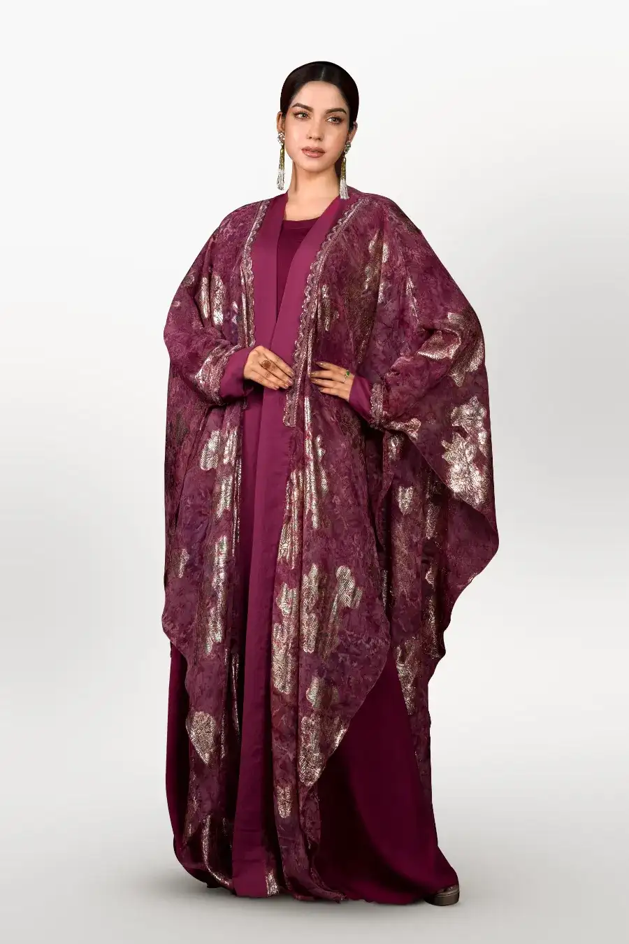 Veera Cloak - Mauve Taupe