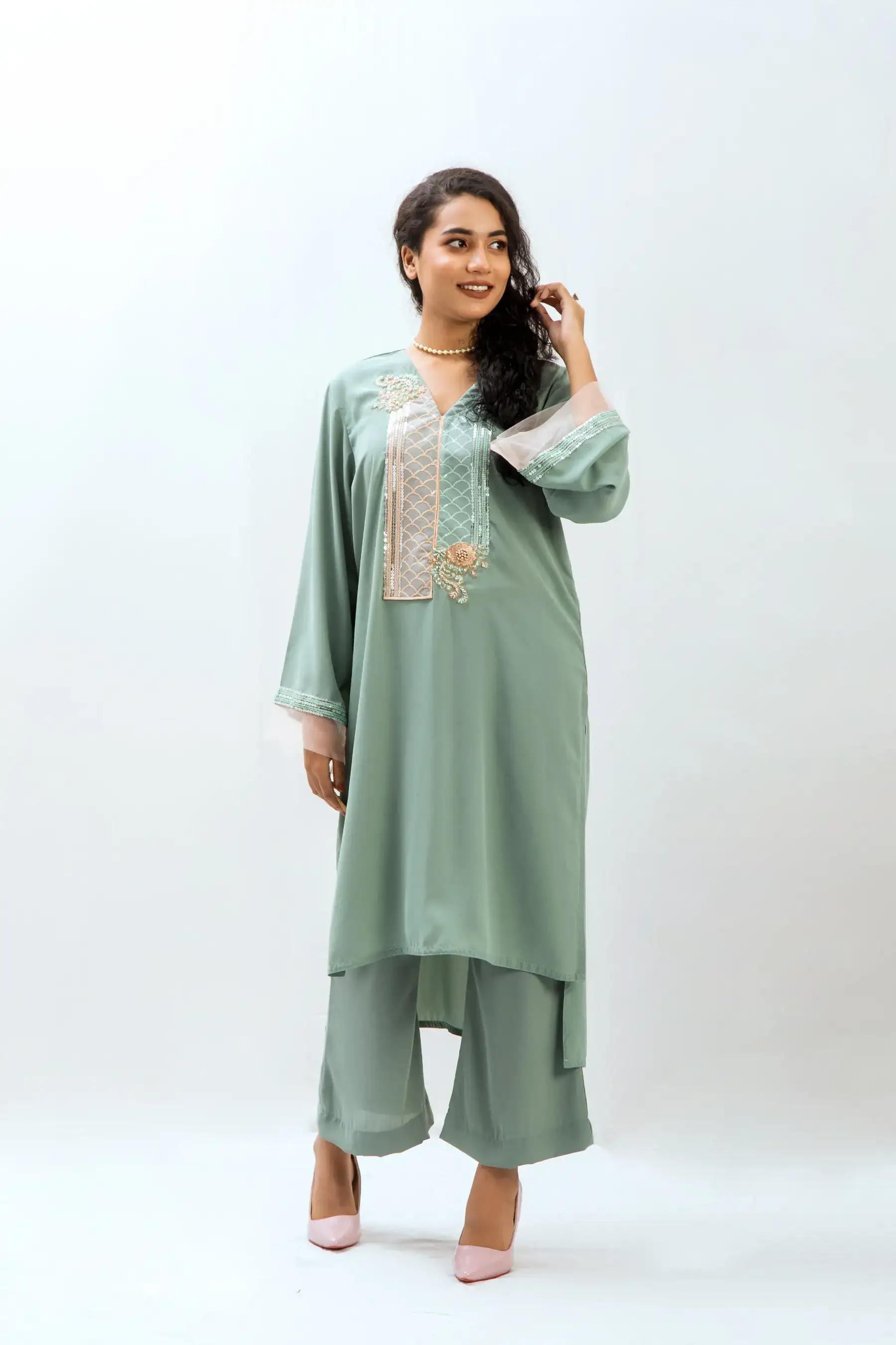 Mermaid Co-ord- Mint