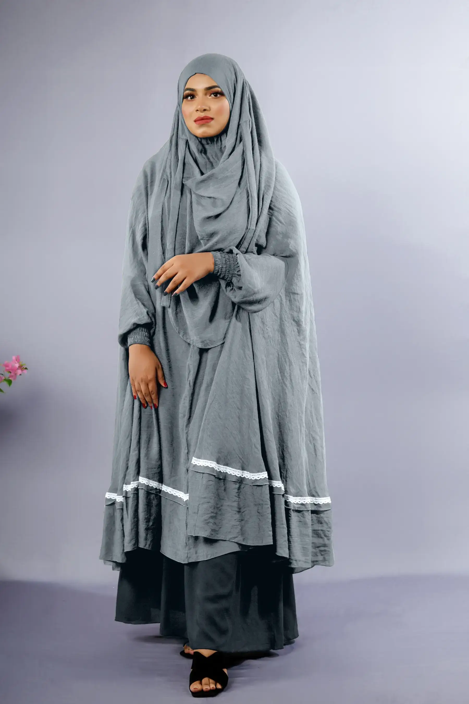 Lace Khimar - Oxidized