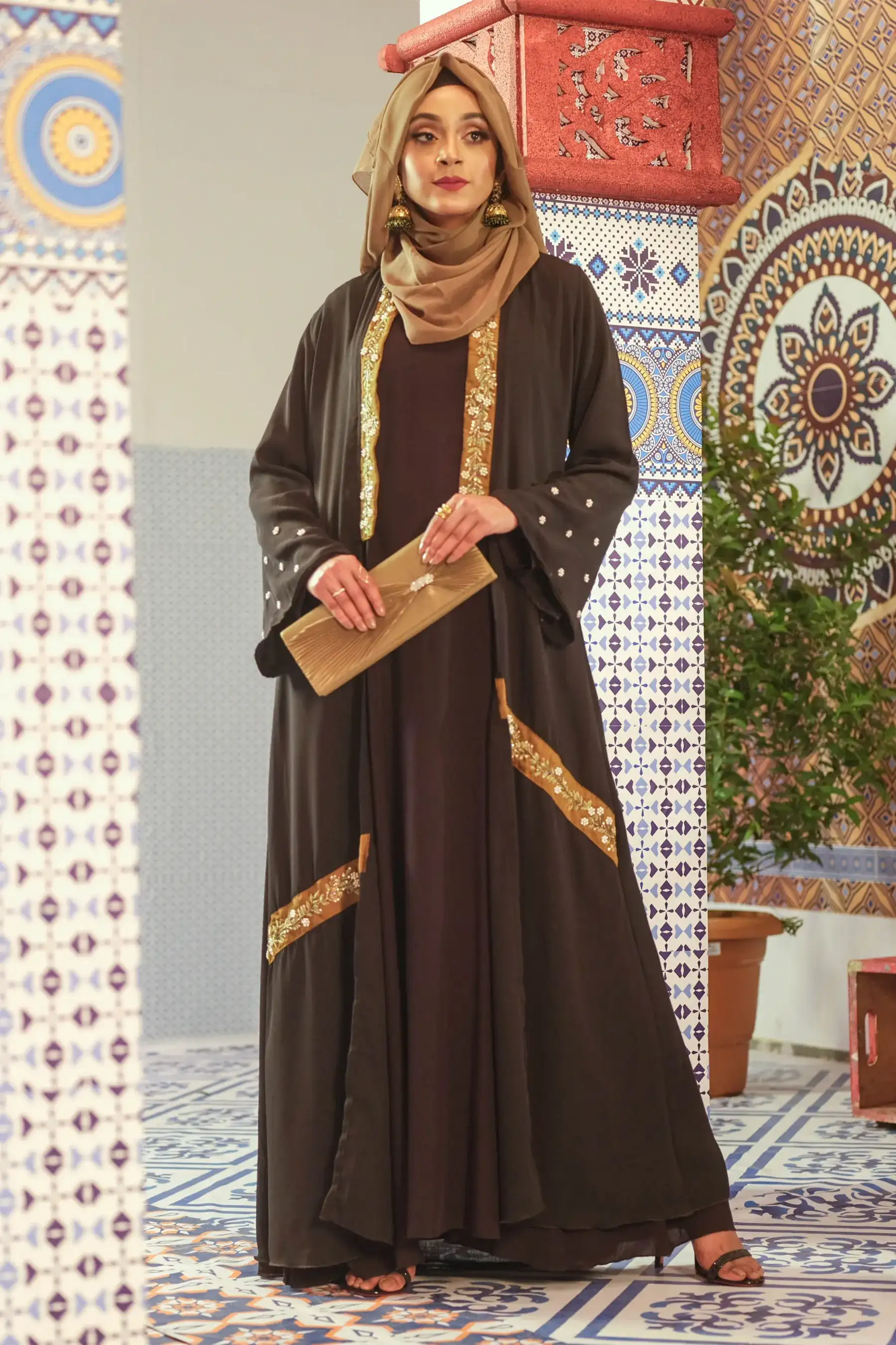 Moroccan Kimono - OLIVE