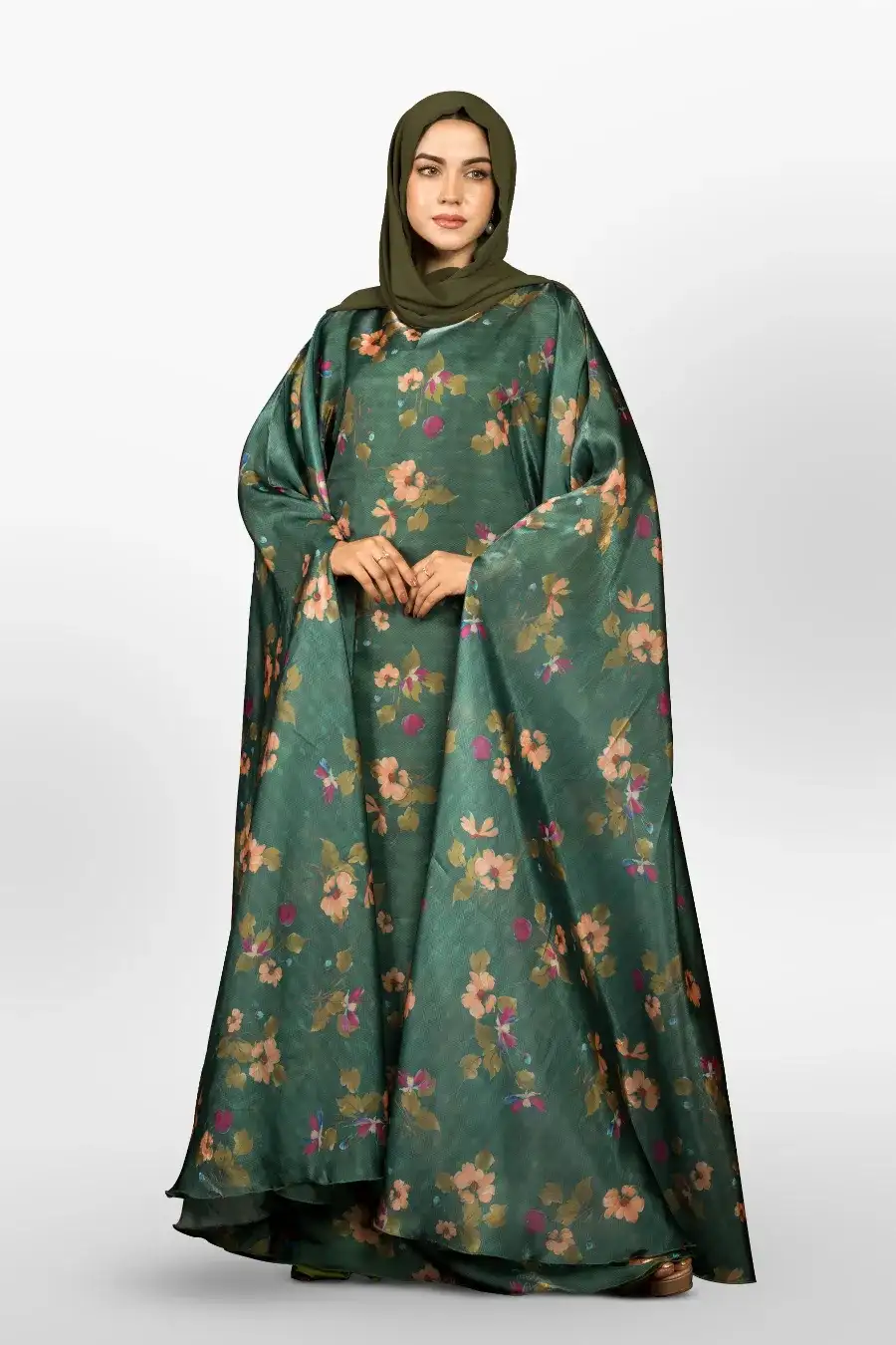 Rondeau Cape Gown - Green