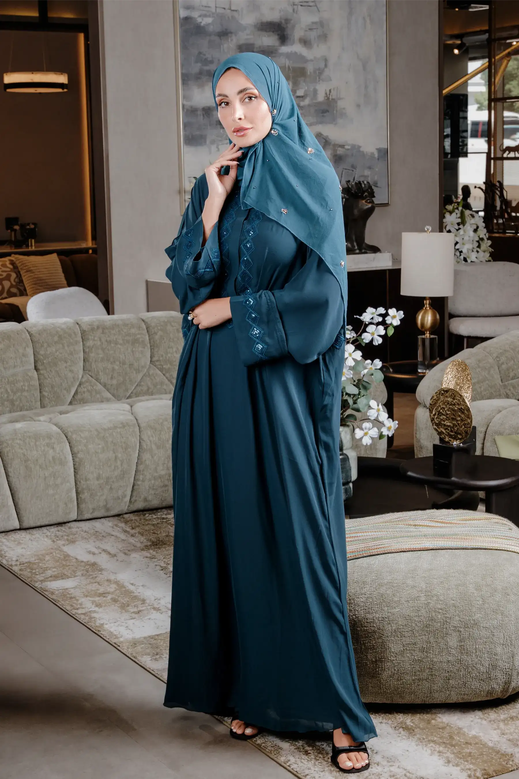 Arda Abaya - Teal