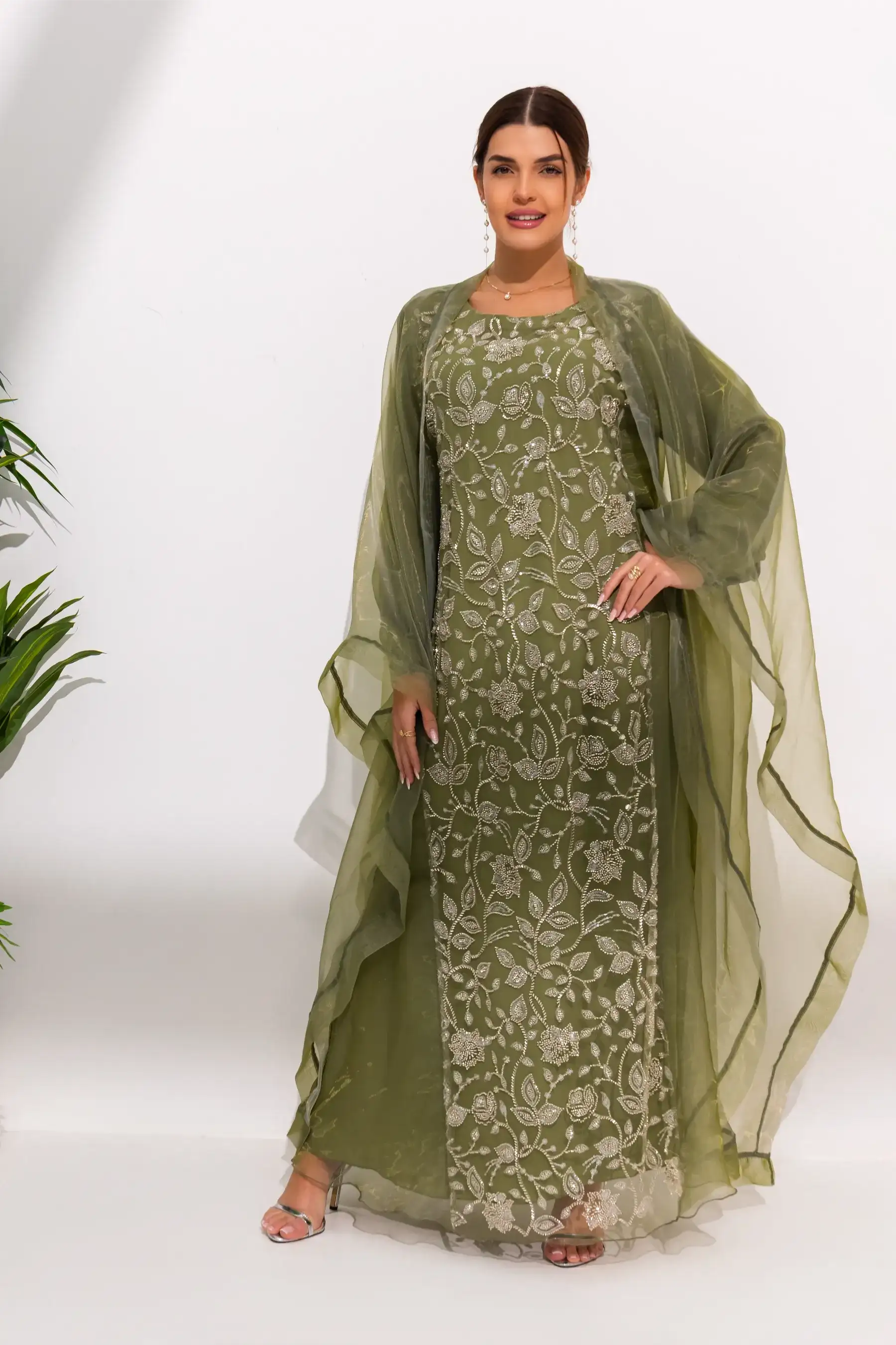 Silvara Cloak - Moss Green