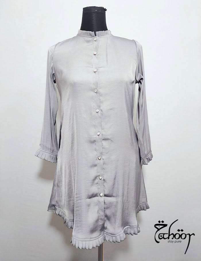 Silk Shirt - GREY
