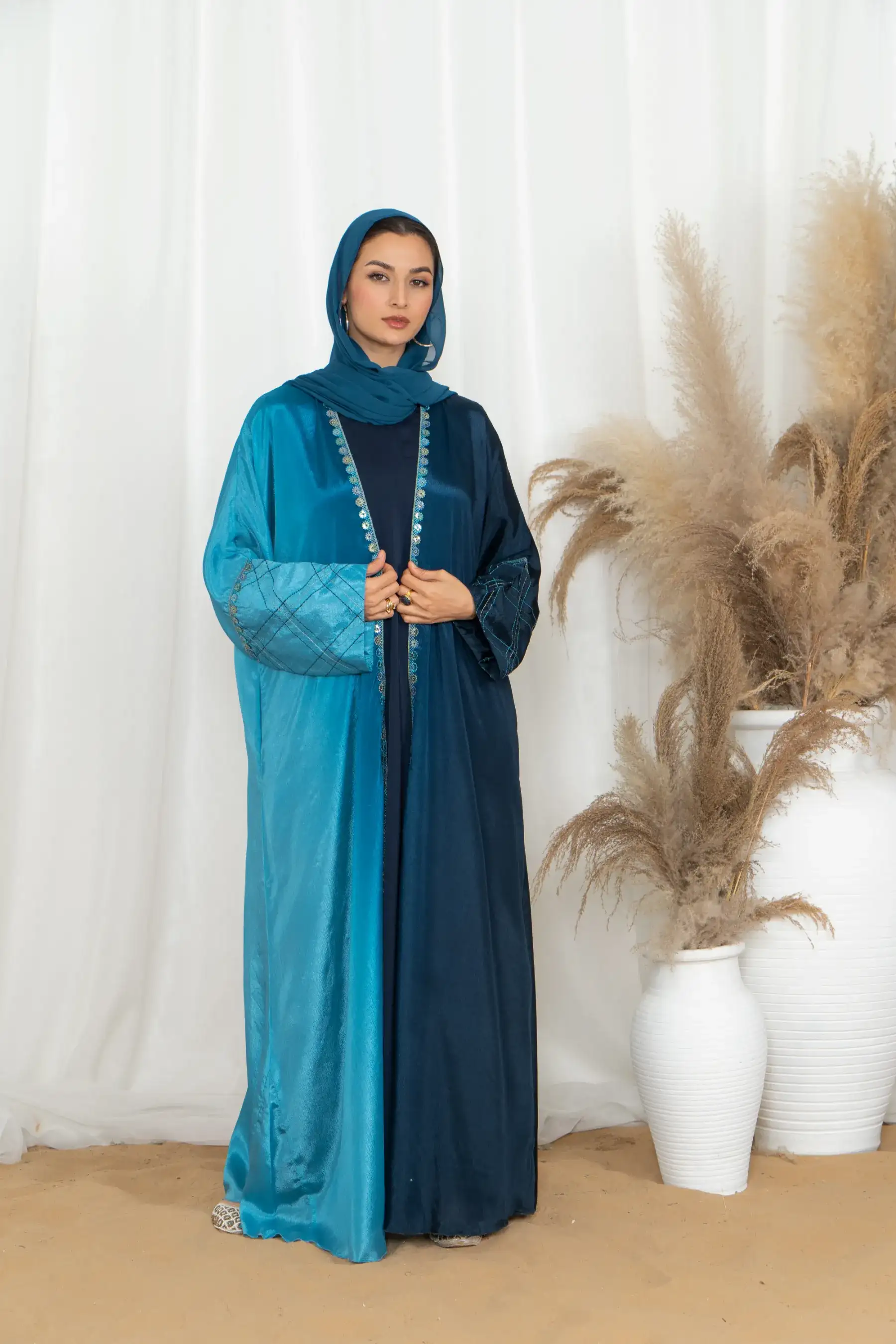 Amur Kimono-Azure Blue