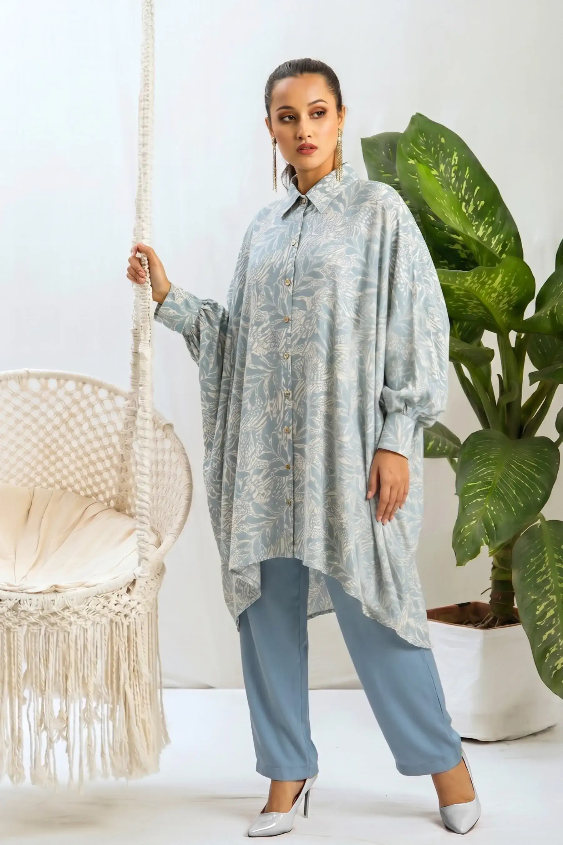 Meraan Shirt - Light Blue