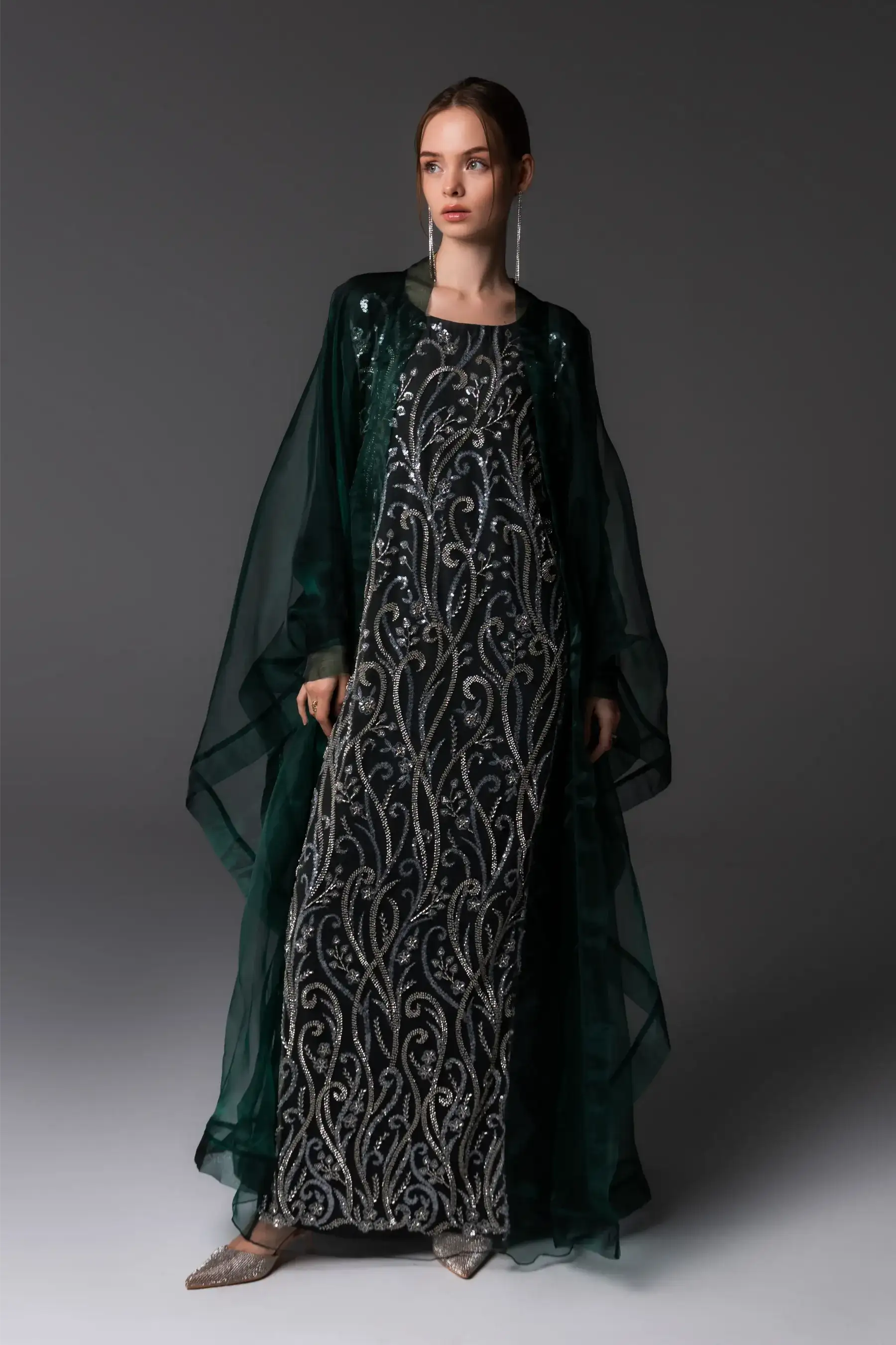 Silvara Gown - Emerald