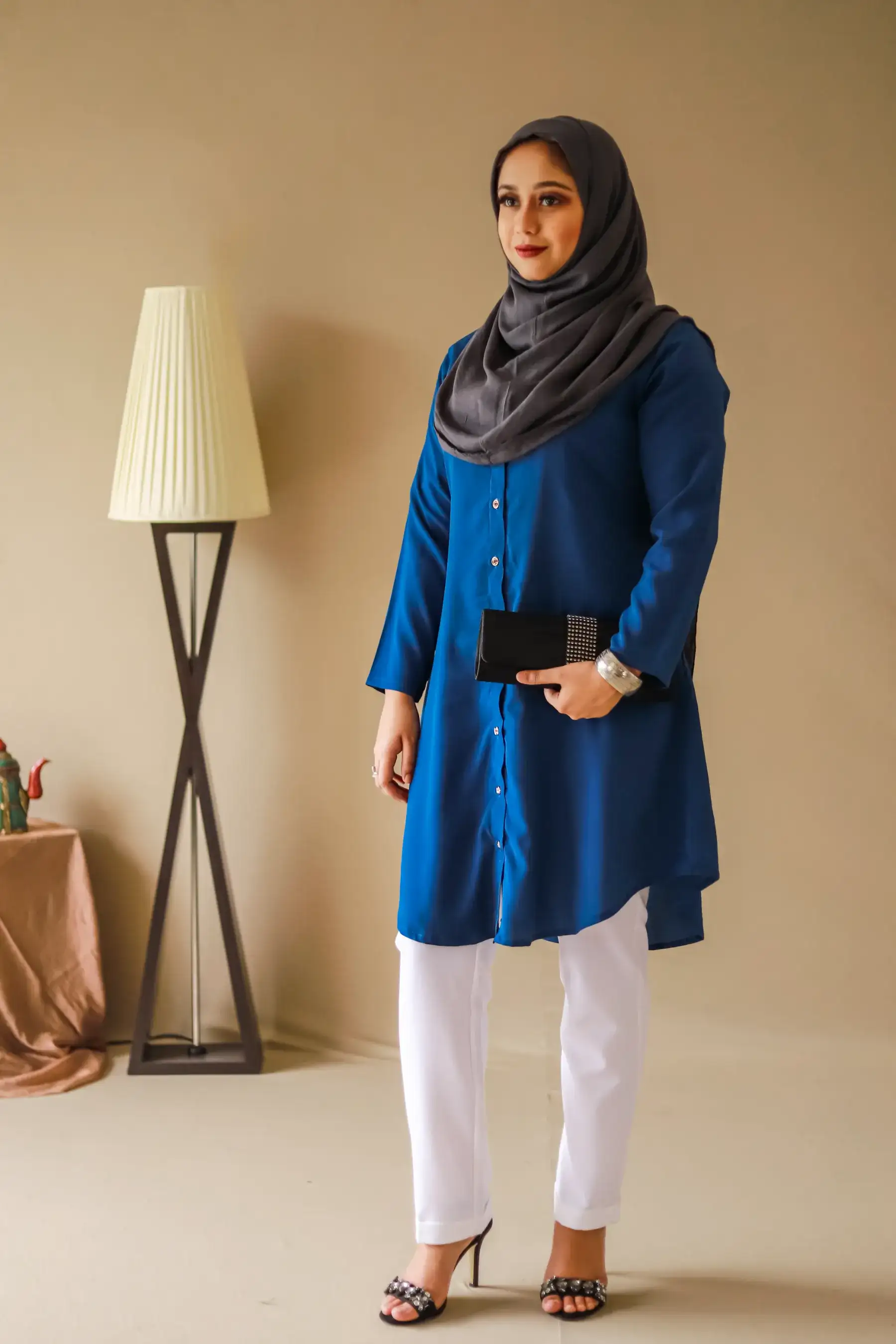 Casual shirt -BLUE