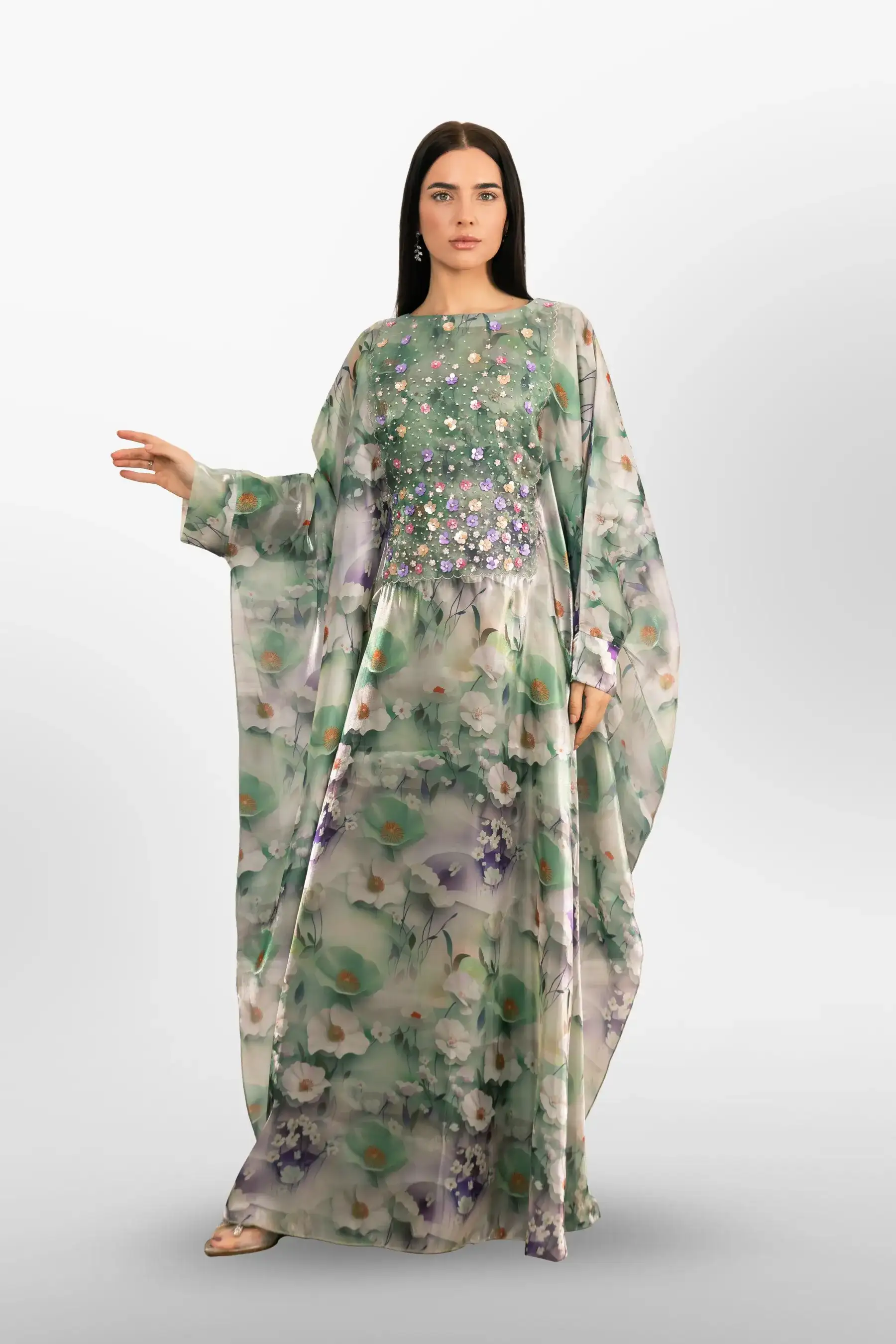 Limerick Kaftan Set – Mint