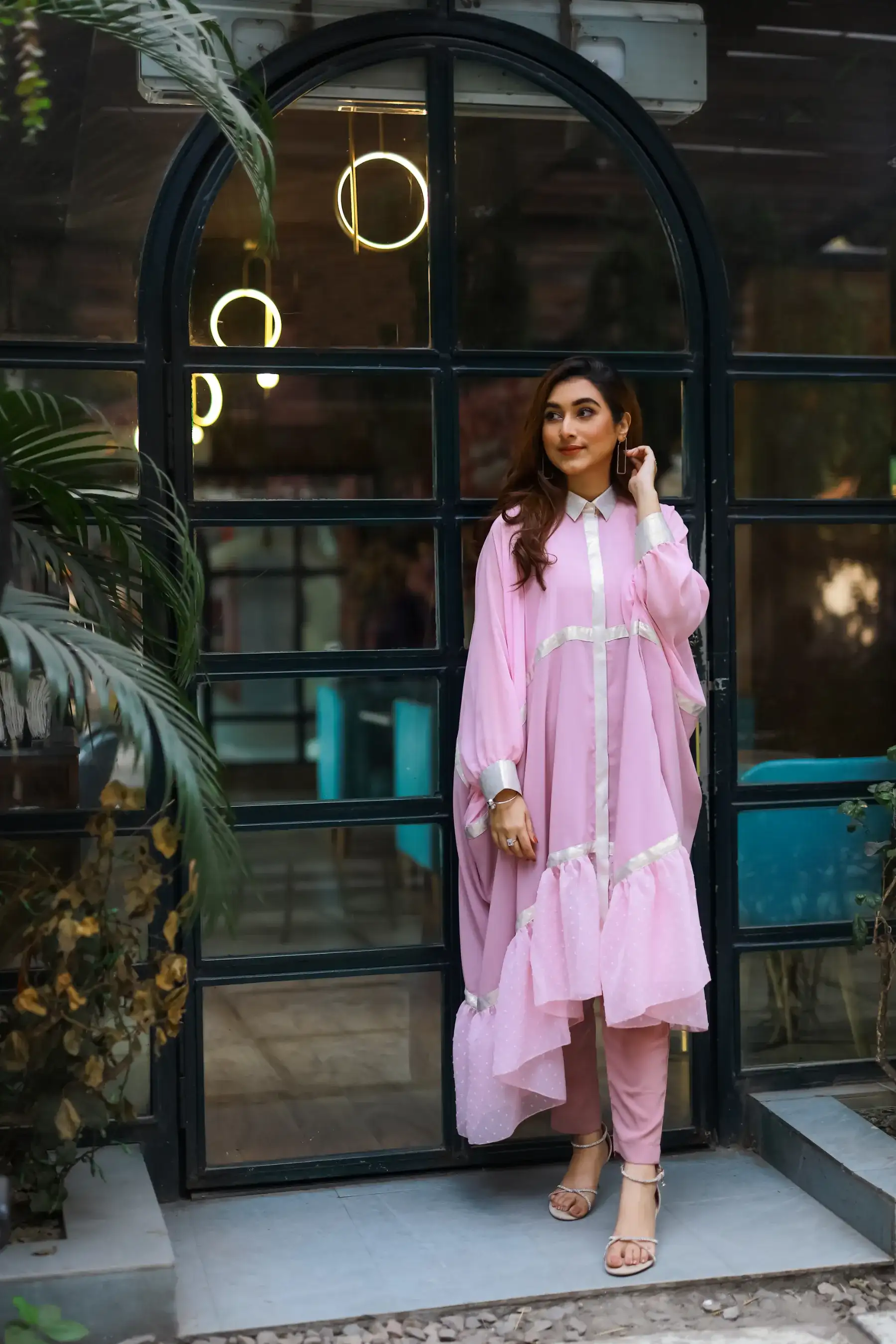 Exclusive Ruffle Shirt - PINK