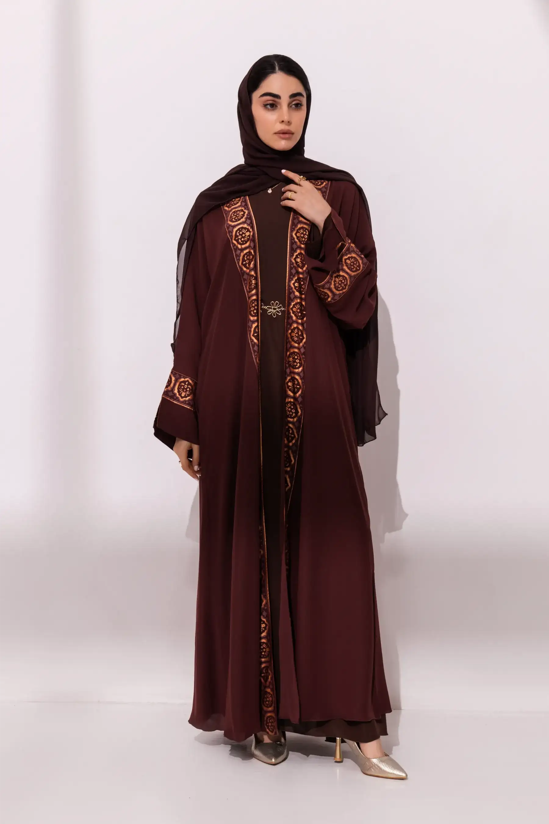 Anaiza Kimono - Maroon