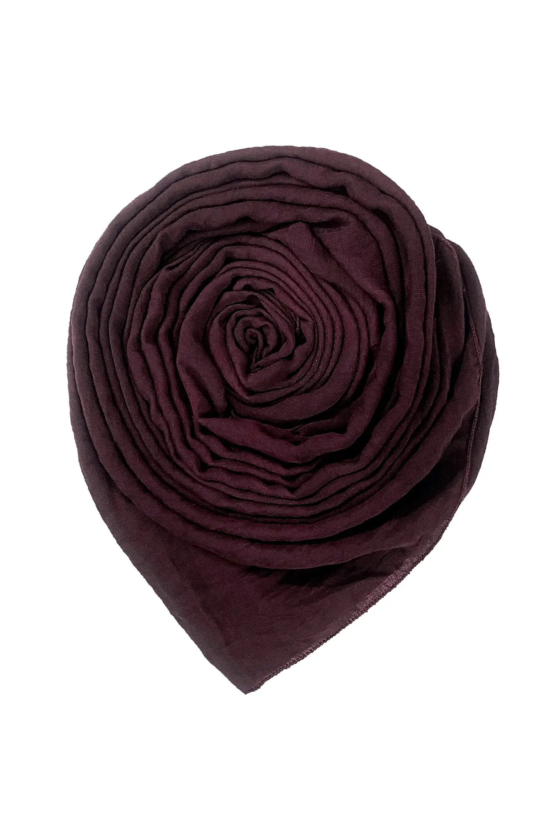 Plum – Cheese Cotton Scarf
