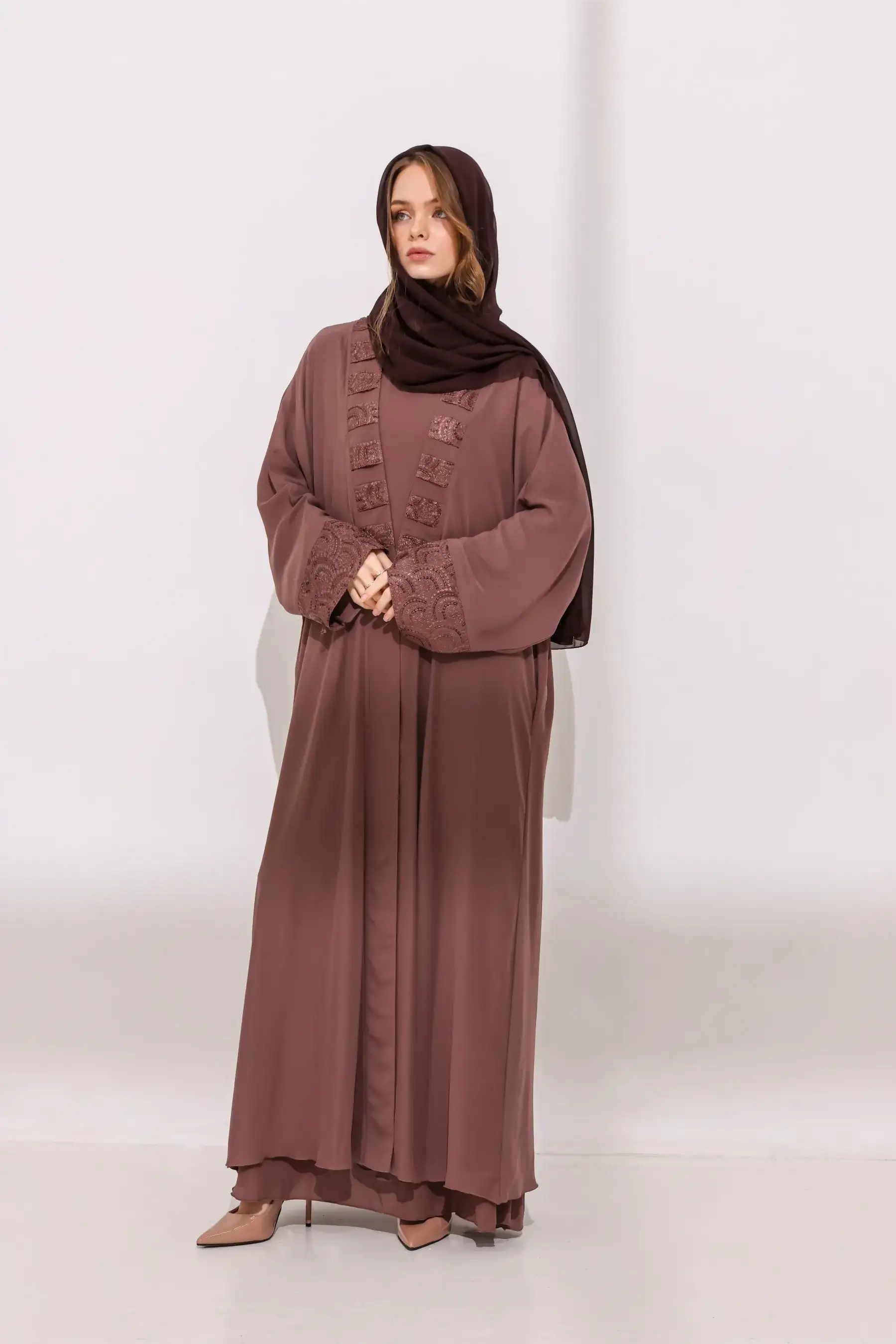 Evelyn Kimono - Sandalwood