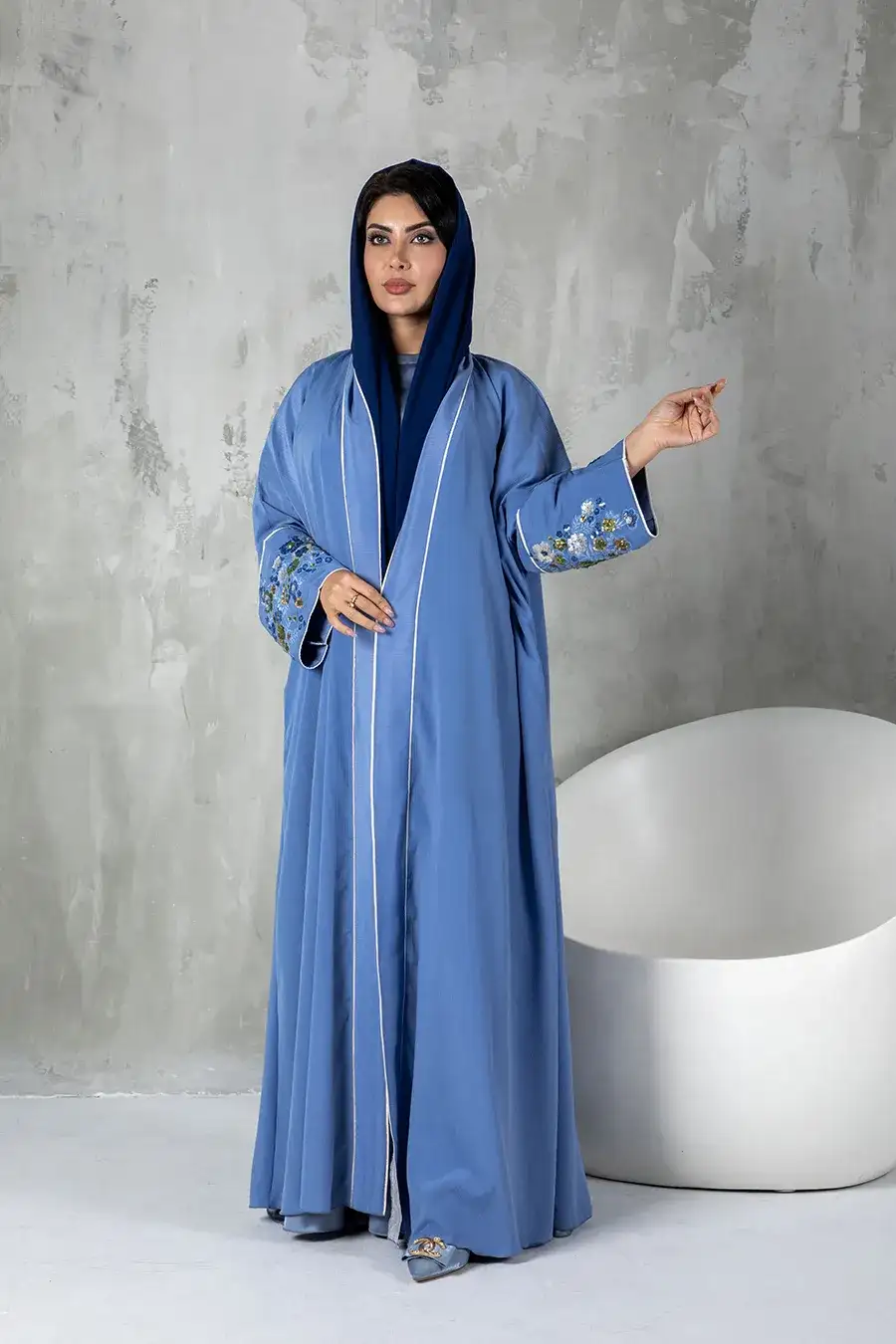 Garden KIMONO  - BABY BLUE