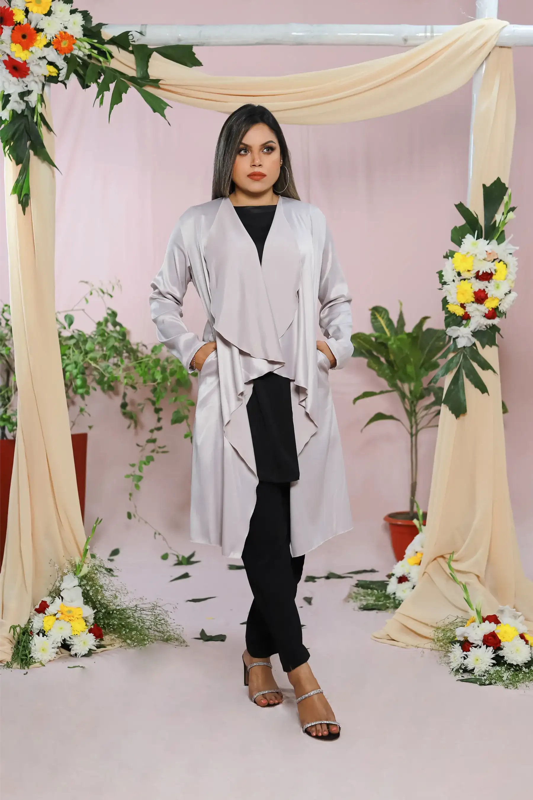 Duster vest - COOL GREY