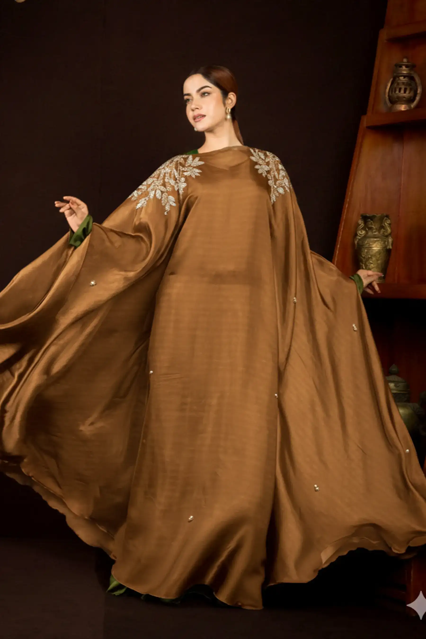 EMB Cape Gown - Rust