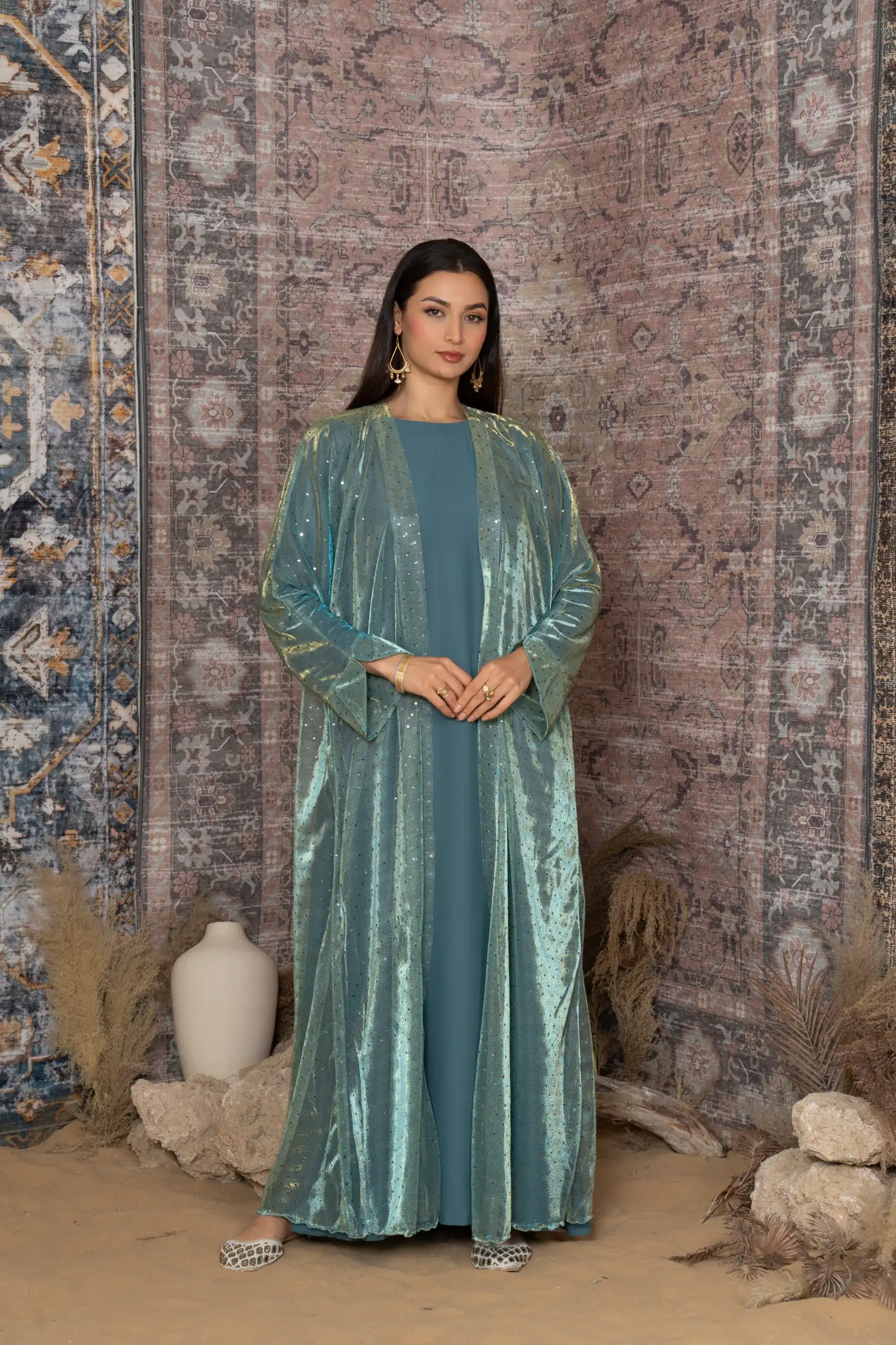 Bling Kimono Set – Icy Aqua