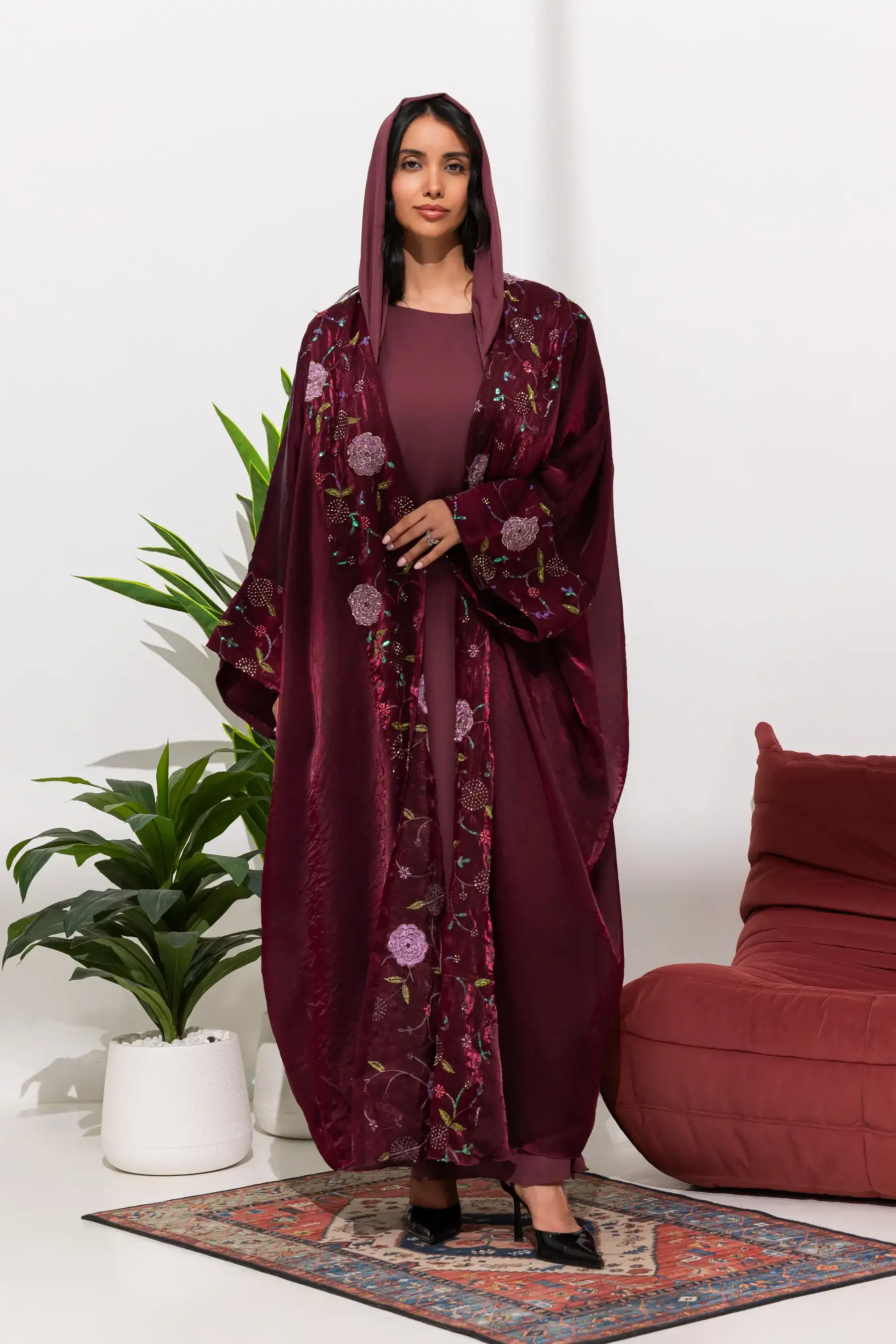 Erisha Knot - Burgundy