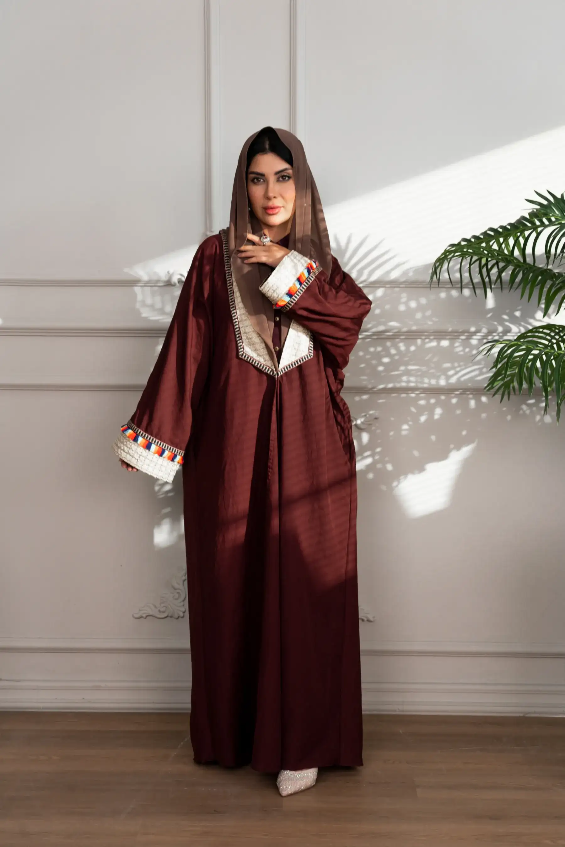 Marrakesh kimono- maroon
