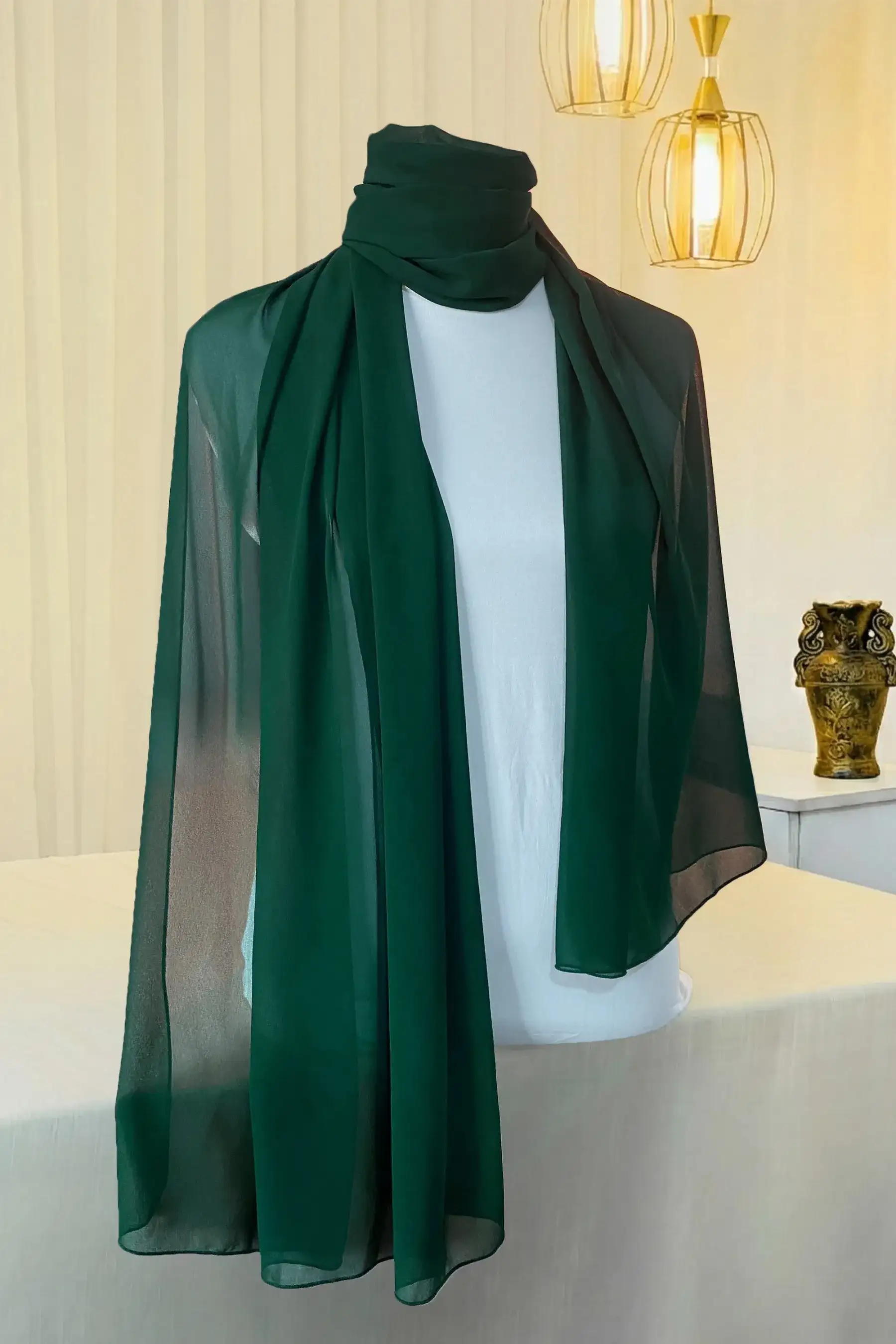 Emerald – Georgette Scarf