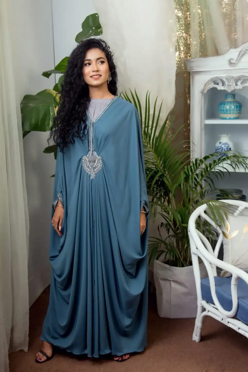Greek Kaftan - Sky Blue