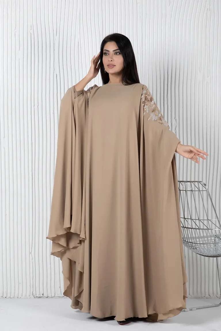 EMB Cape Gown - Beige