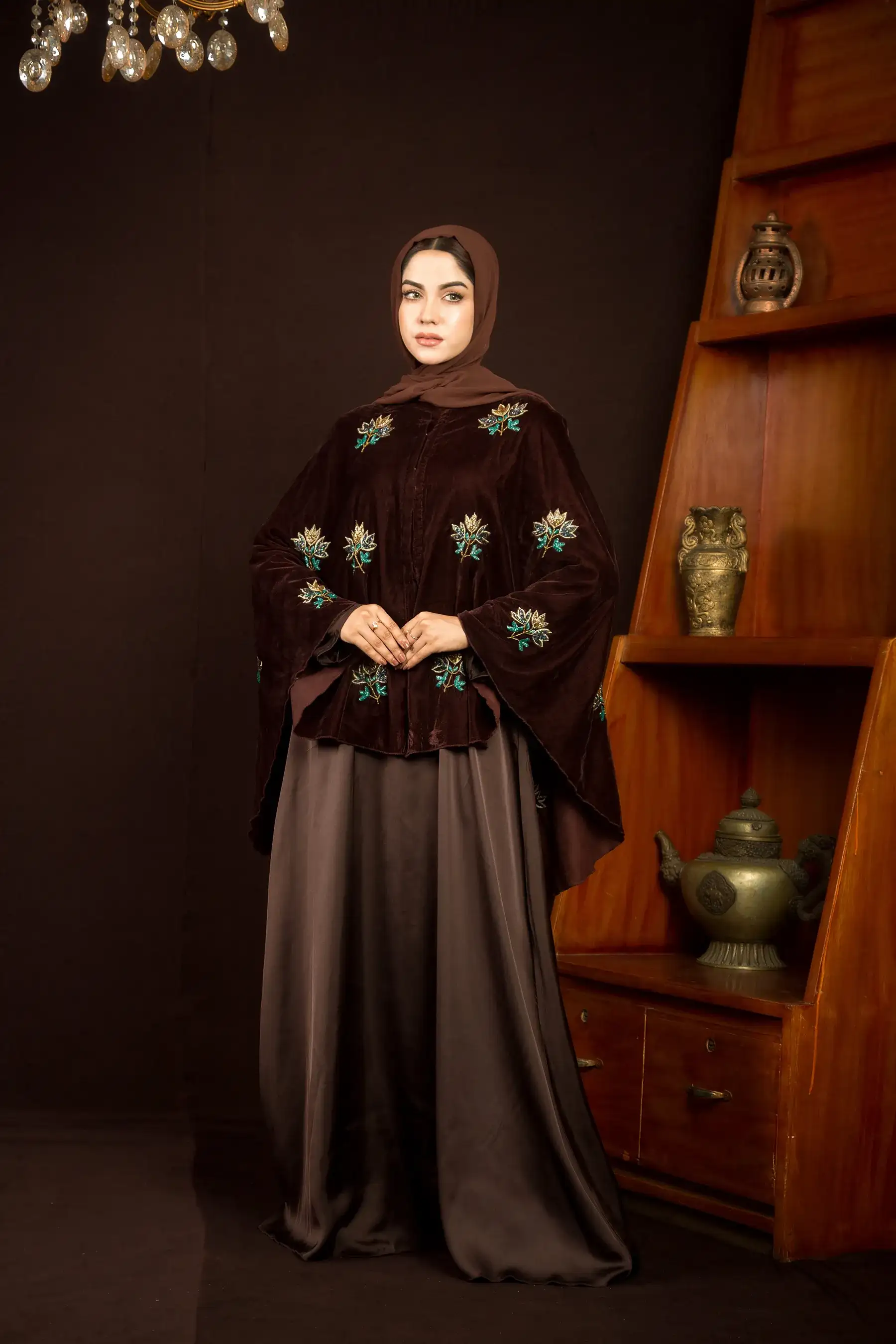 Velvet Cape - Coffee