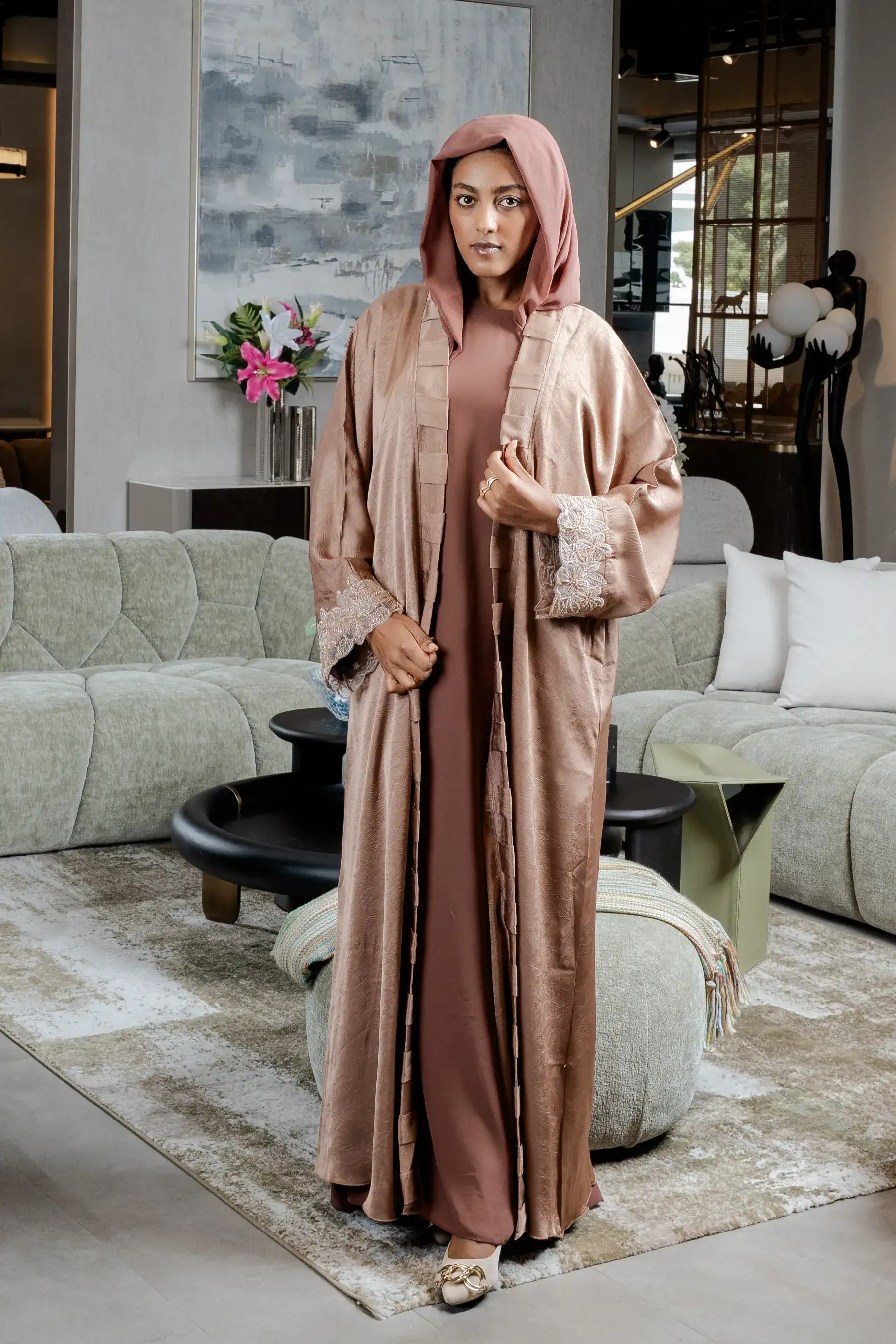 Arisha Kimono - BEIGE