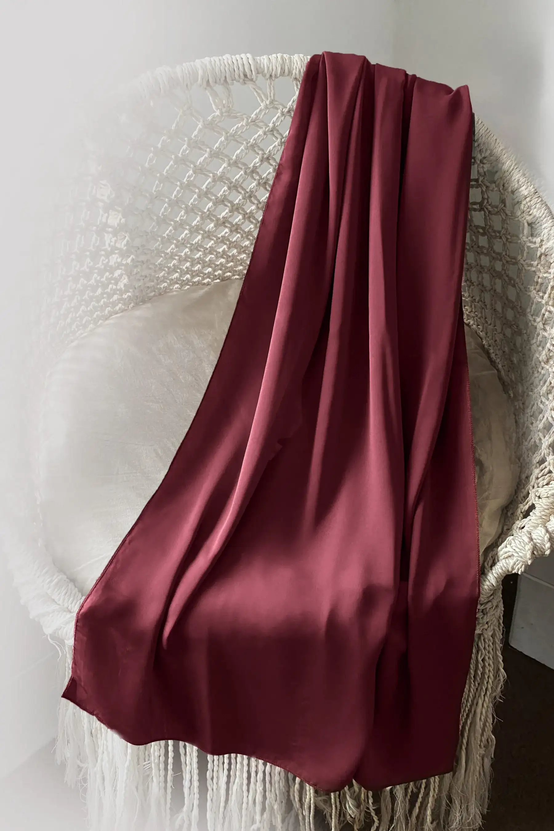 Maroon - Cherry Scarf