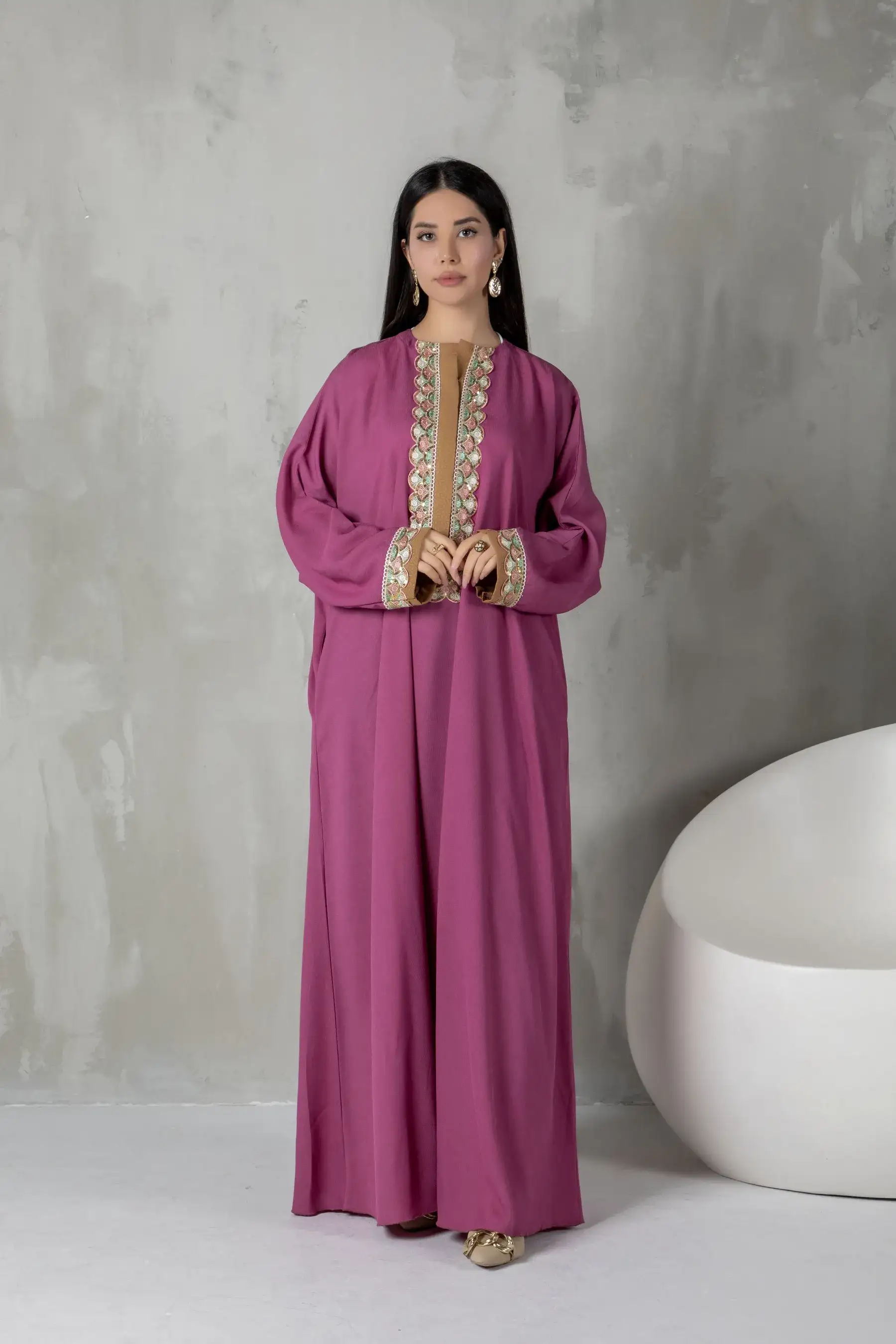 Classic Abaya – Purple